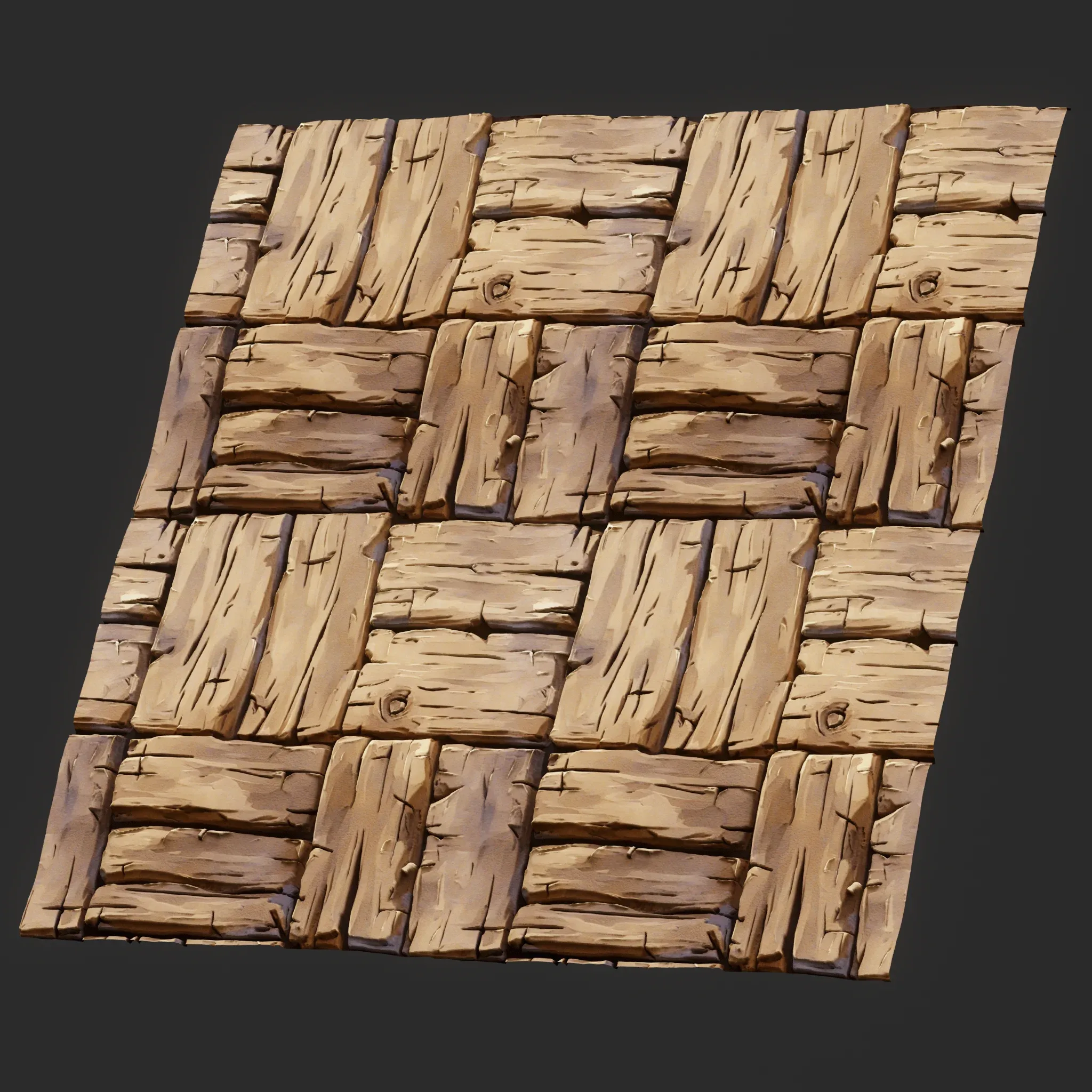 Stylized Wood Seamless Texture