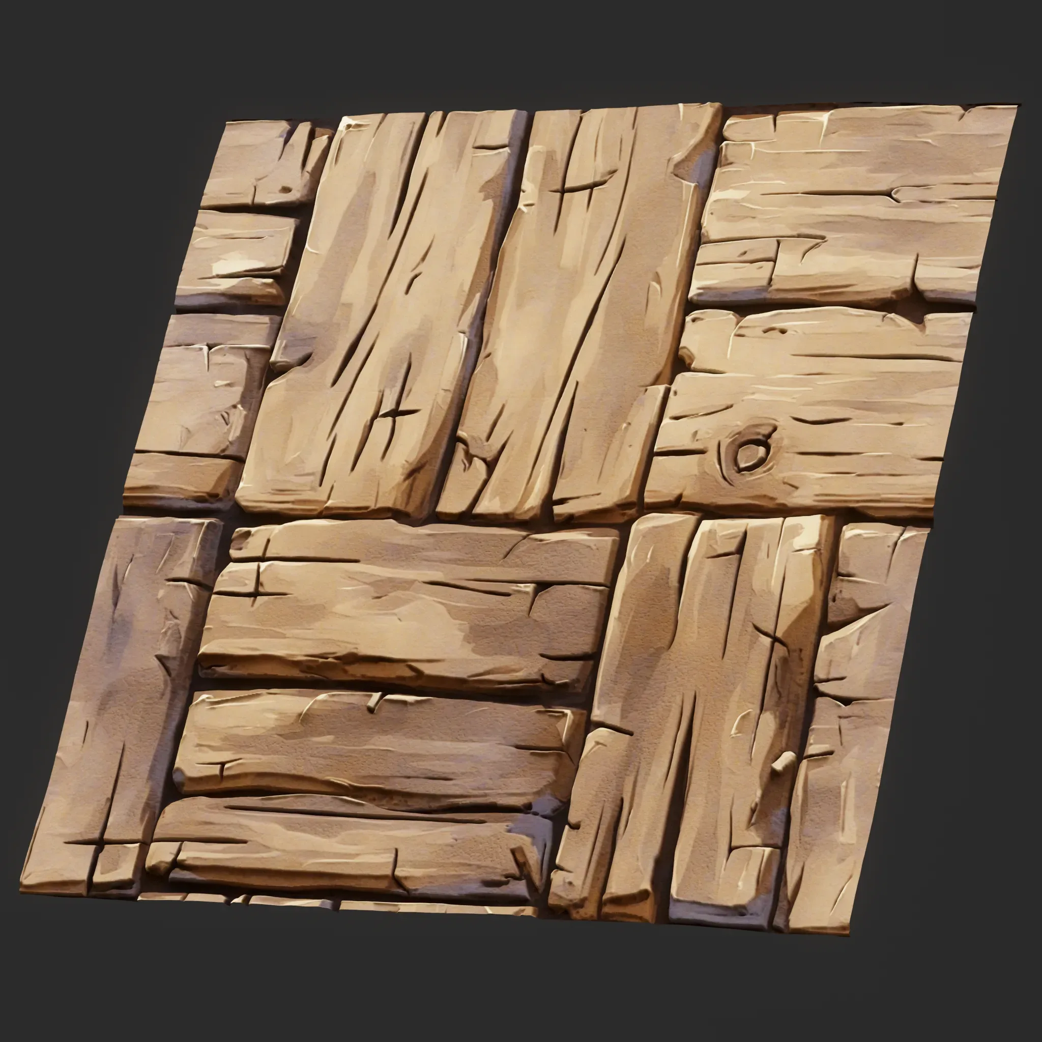 Stylized Wood Seamless Texture