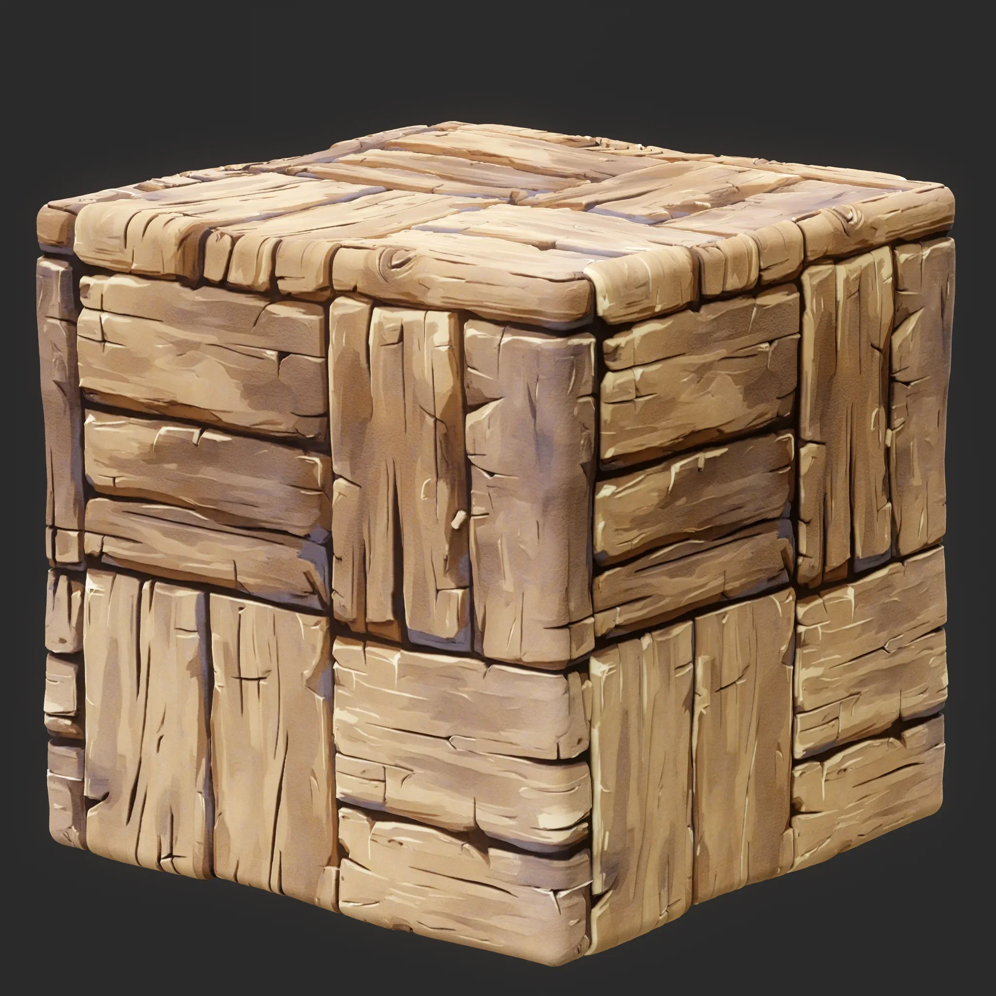 Stylized Wood Seamless Texture