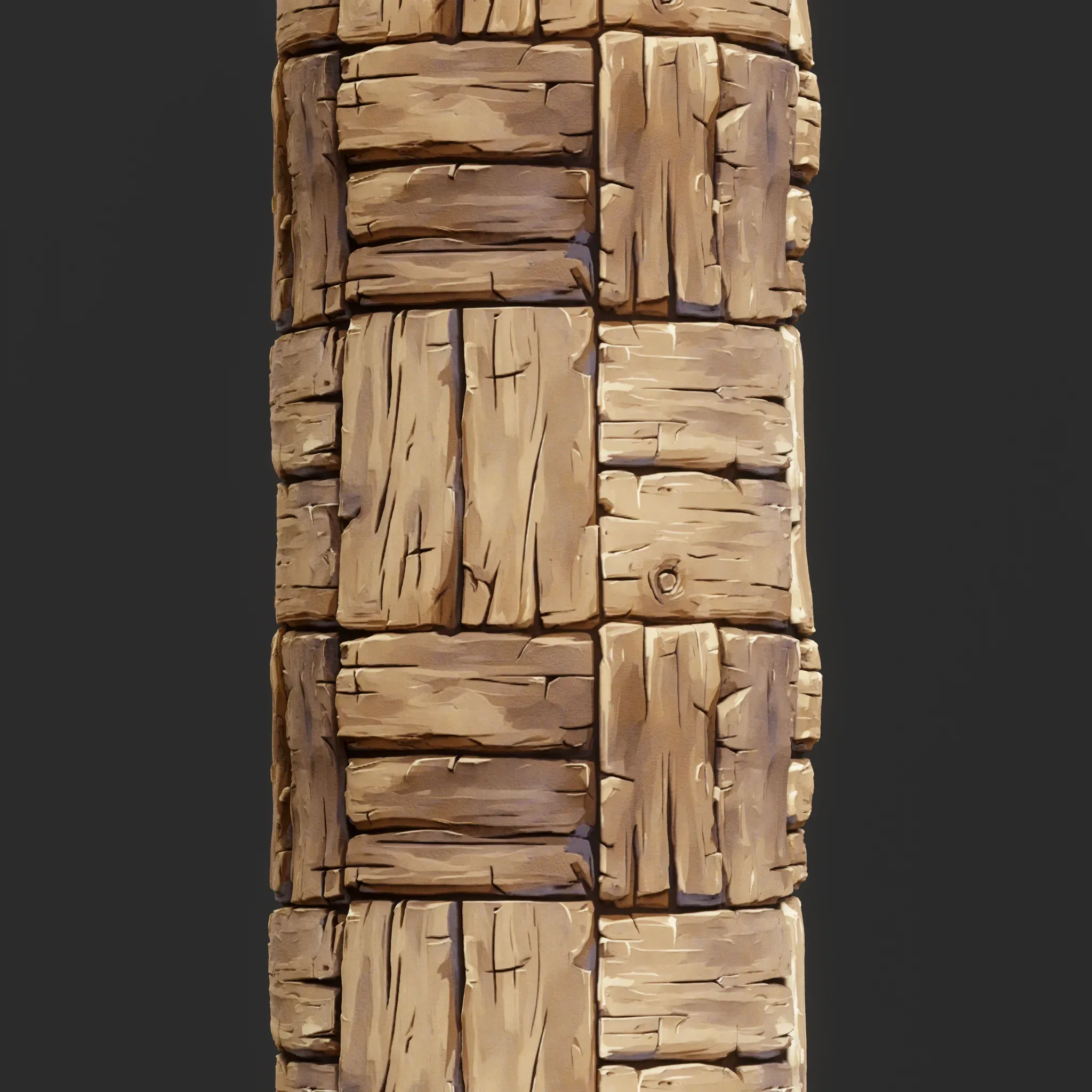 Stylized Wood Seamless Texture