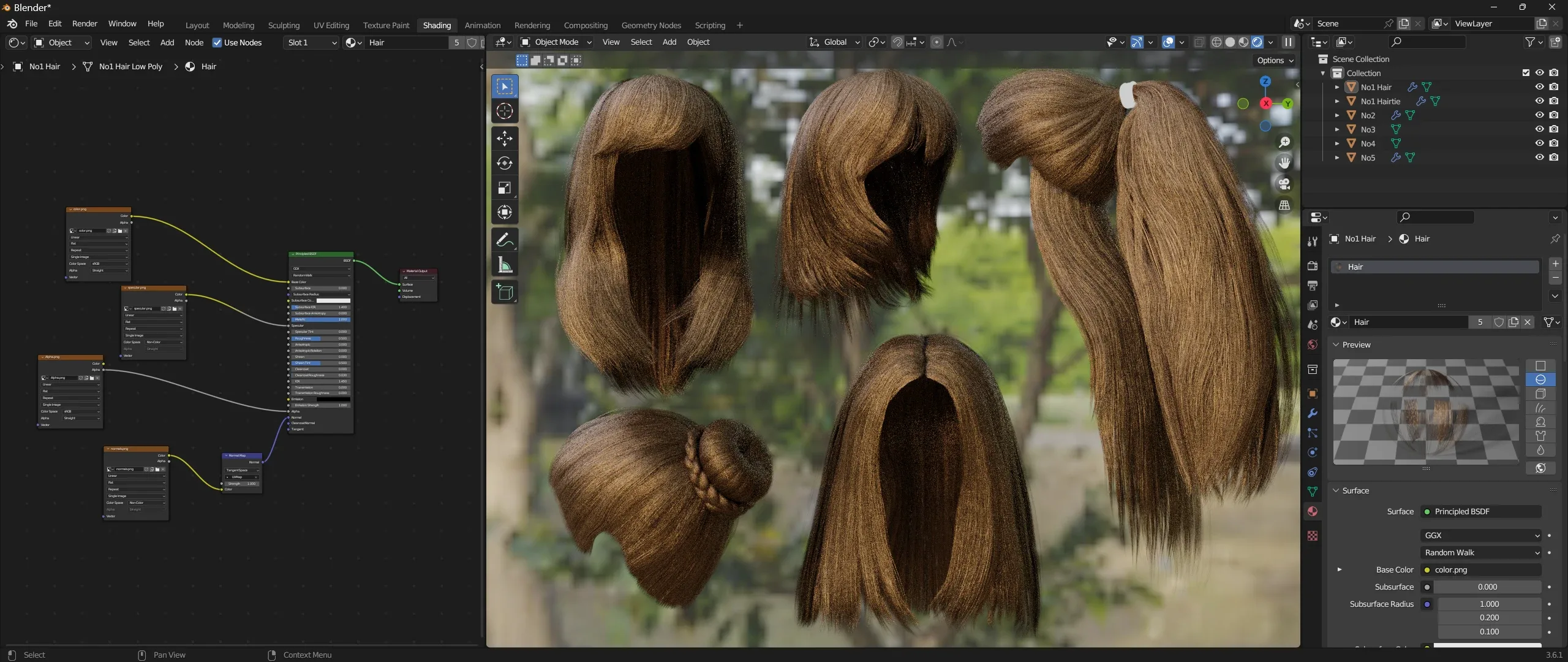 Professional Realtime Haircard Vol 1