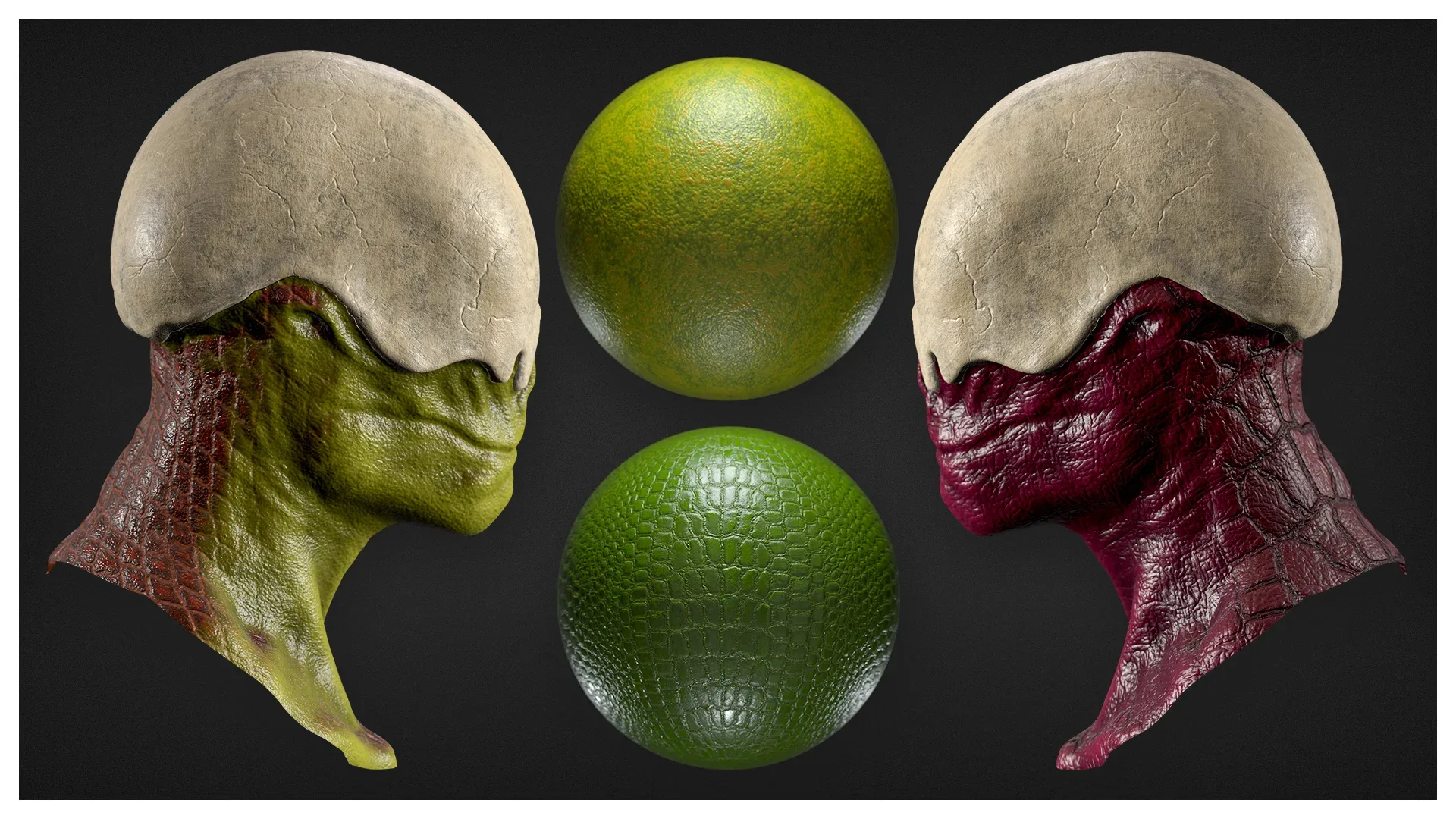 Creature Skin Base & Smart Material For Substance Painter