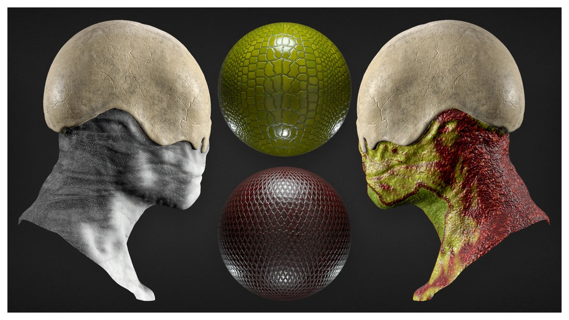 Creature Skin Base & Smart Material For Substance Painter