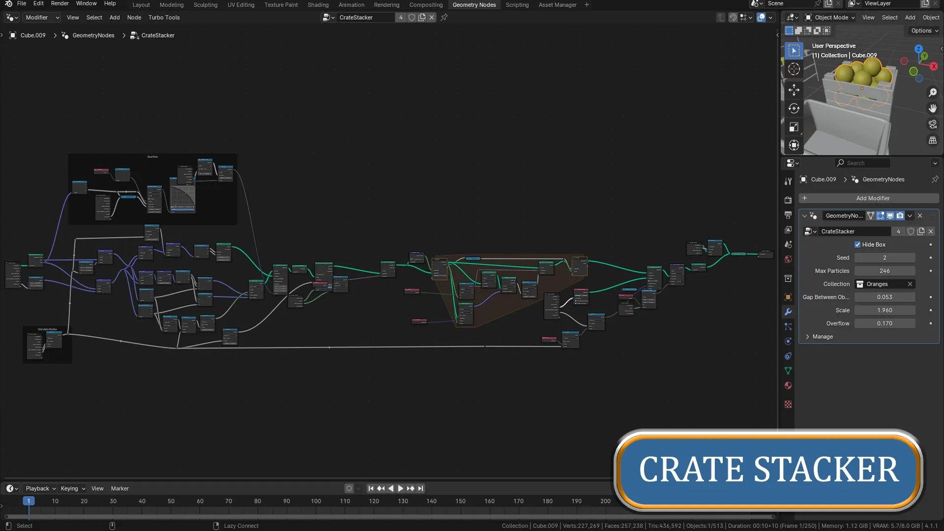 Blender 4 Geo Stacker