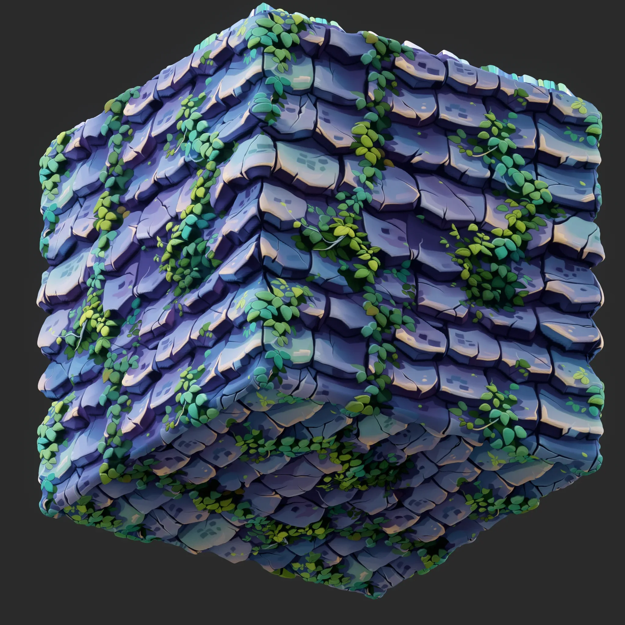 Stylized Roof Seamless Texture