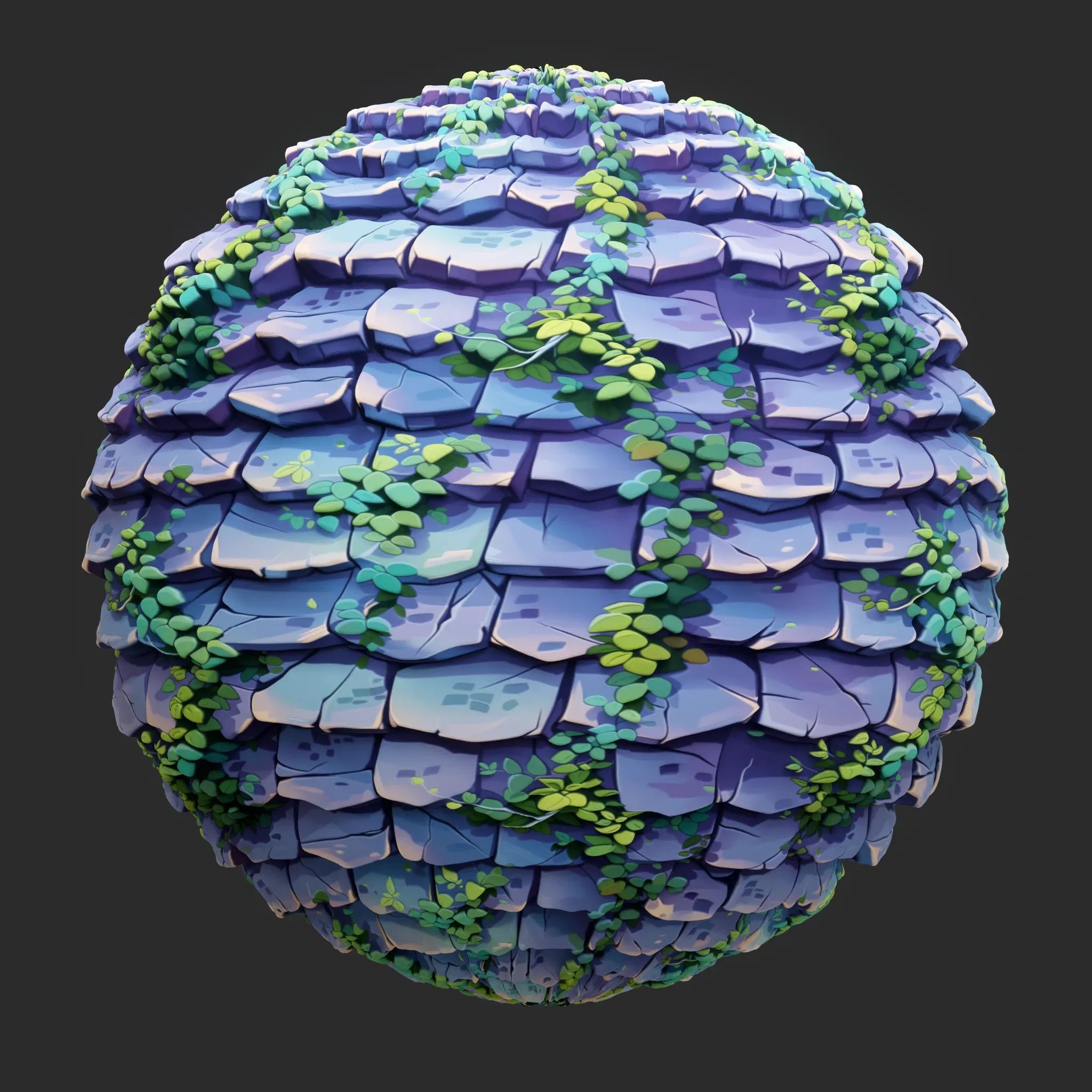 Stylized Roof Seamless Texture