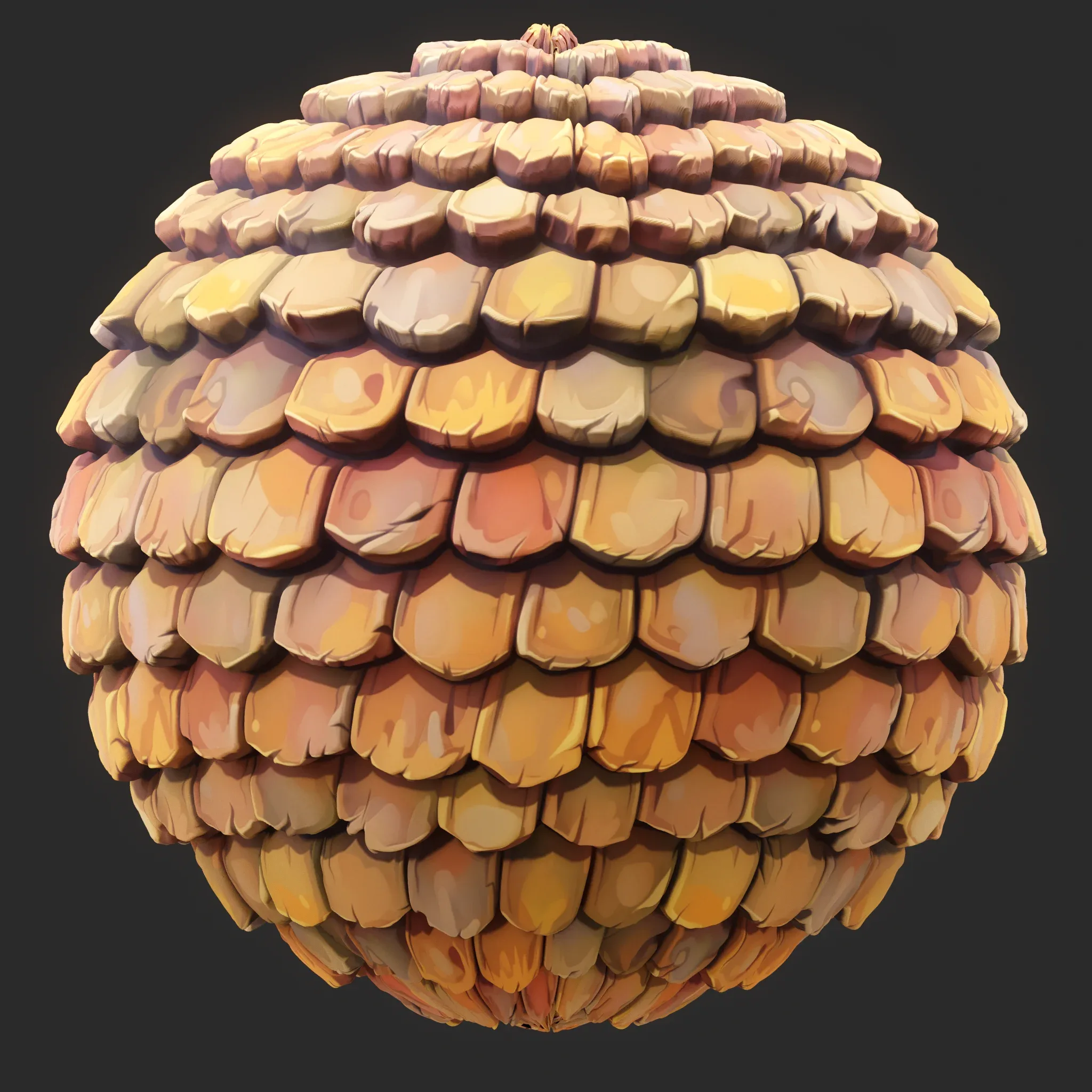 Stylized Roof Seamless Texture