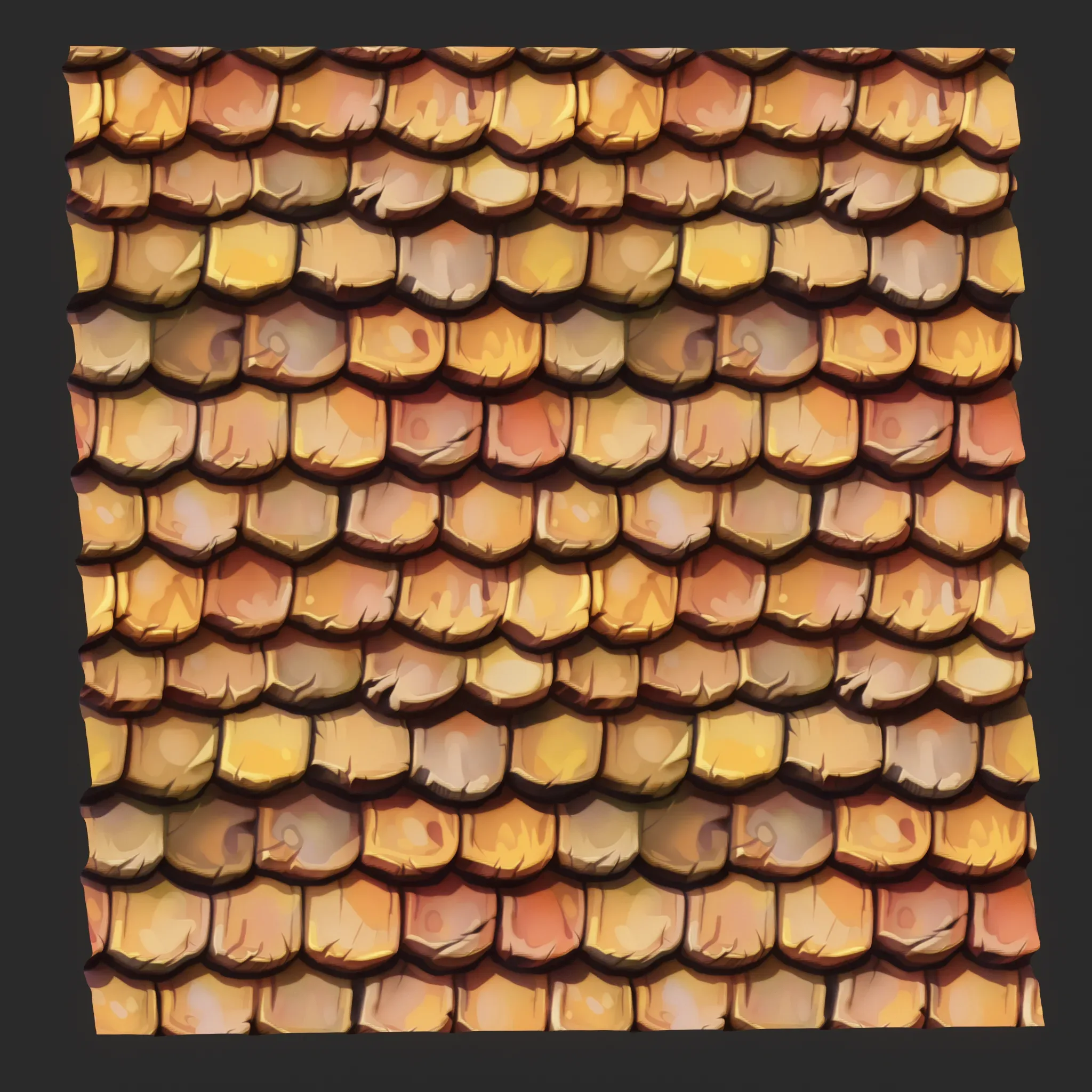 Stylized Roof Seamless Texture