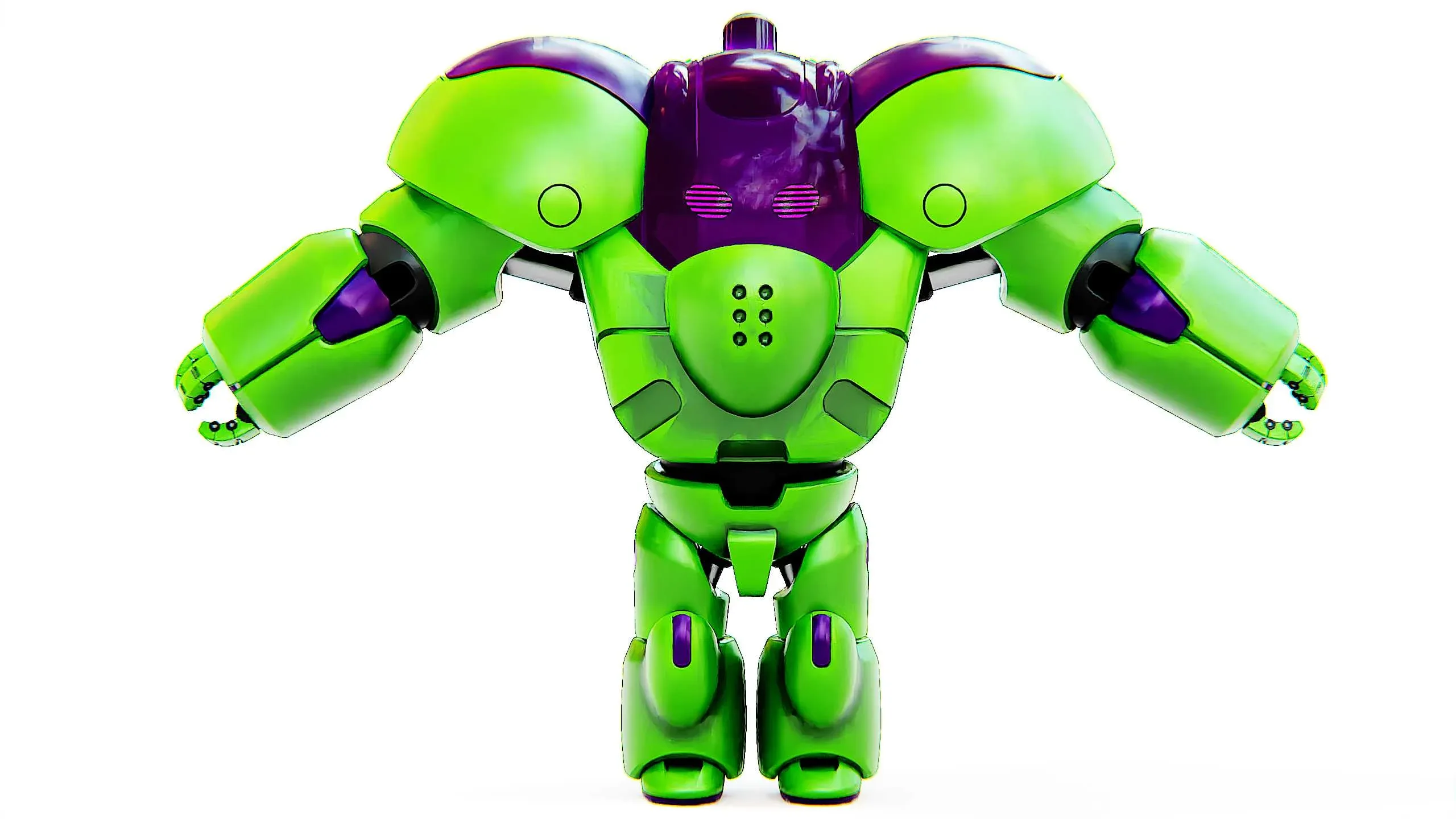 TOY BOT CYCLON Auto-Rig Pro Rigged For Mixamo, Unreal Engine, Unity