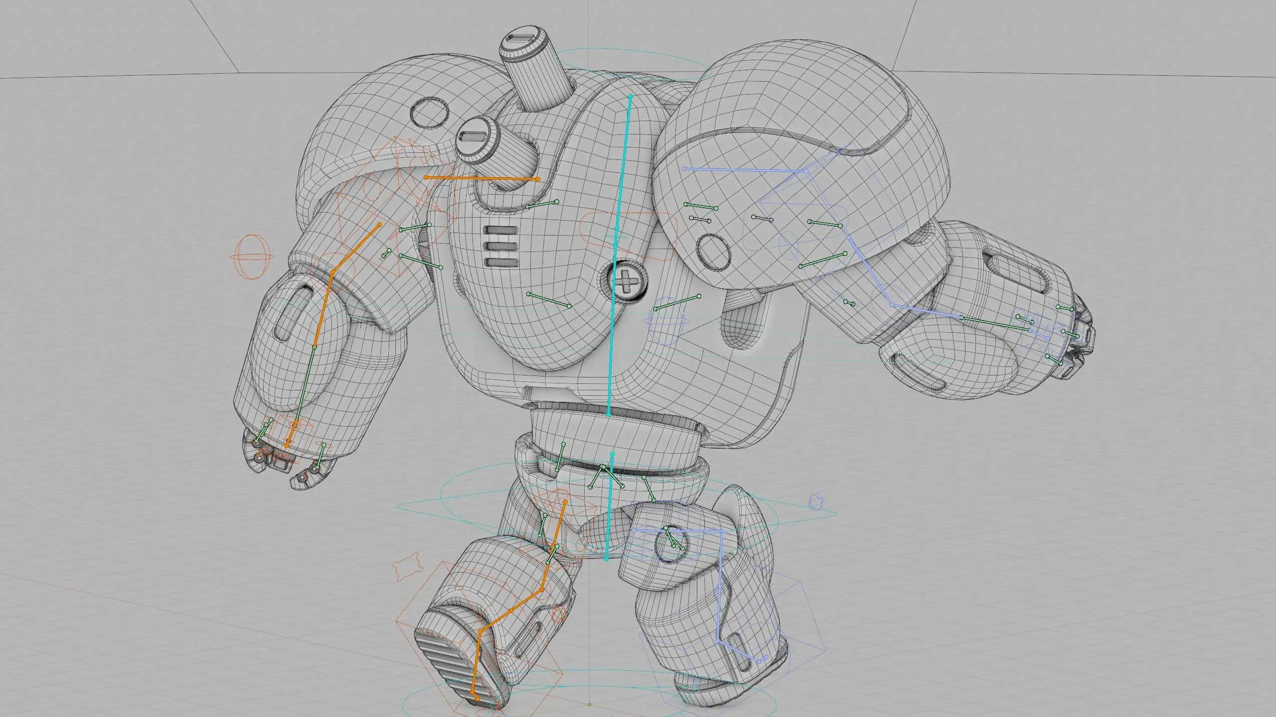 TOY BOT CYCLON Auto-Rig Pro Rigged For Mixamo, Unreal Engine, Unity