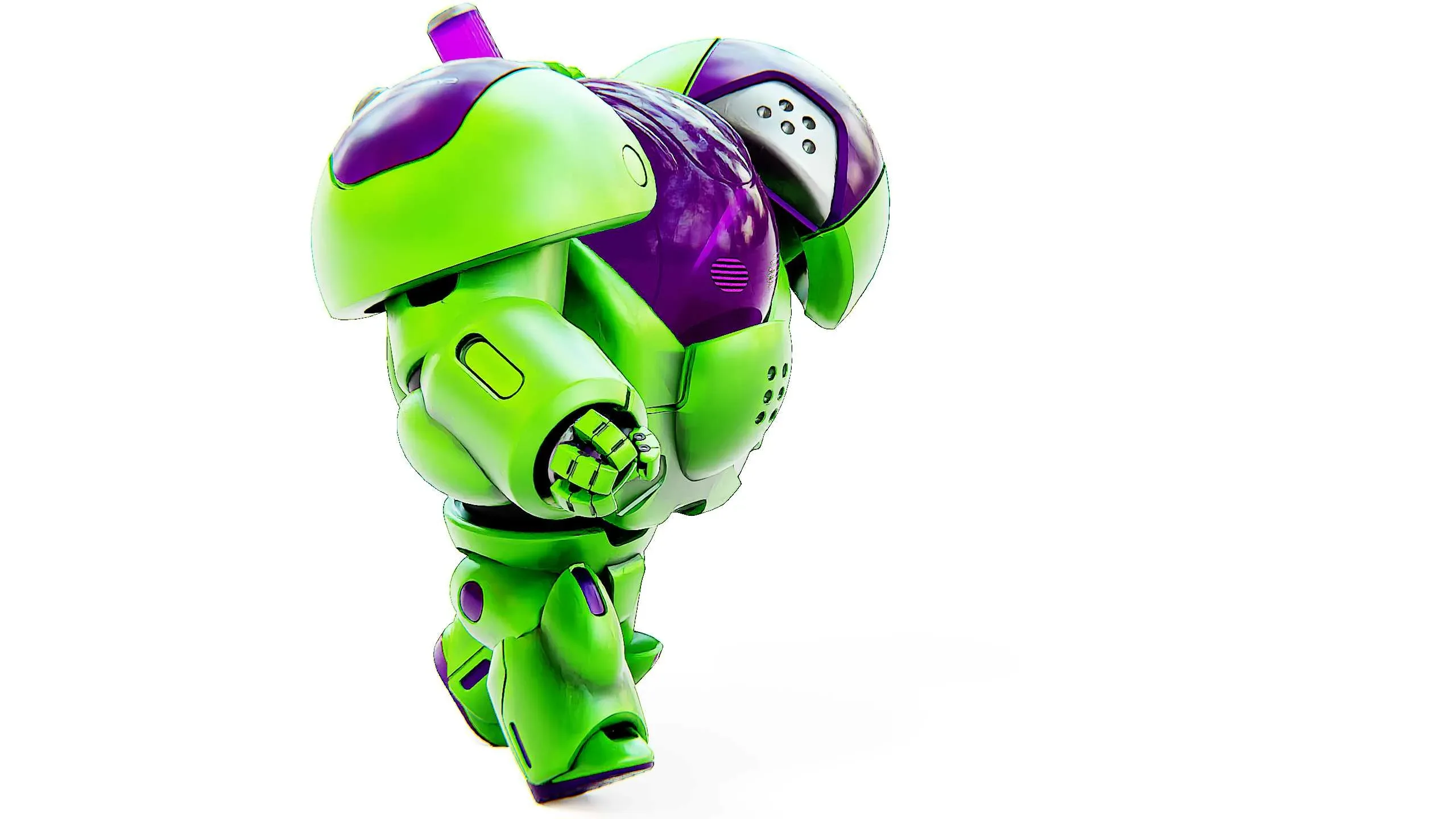 TOY BOT CYCLON Auto-Rig Pro Rigged For Mixamo, Unreal Engine, Unity