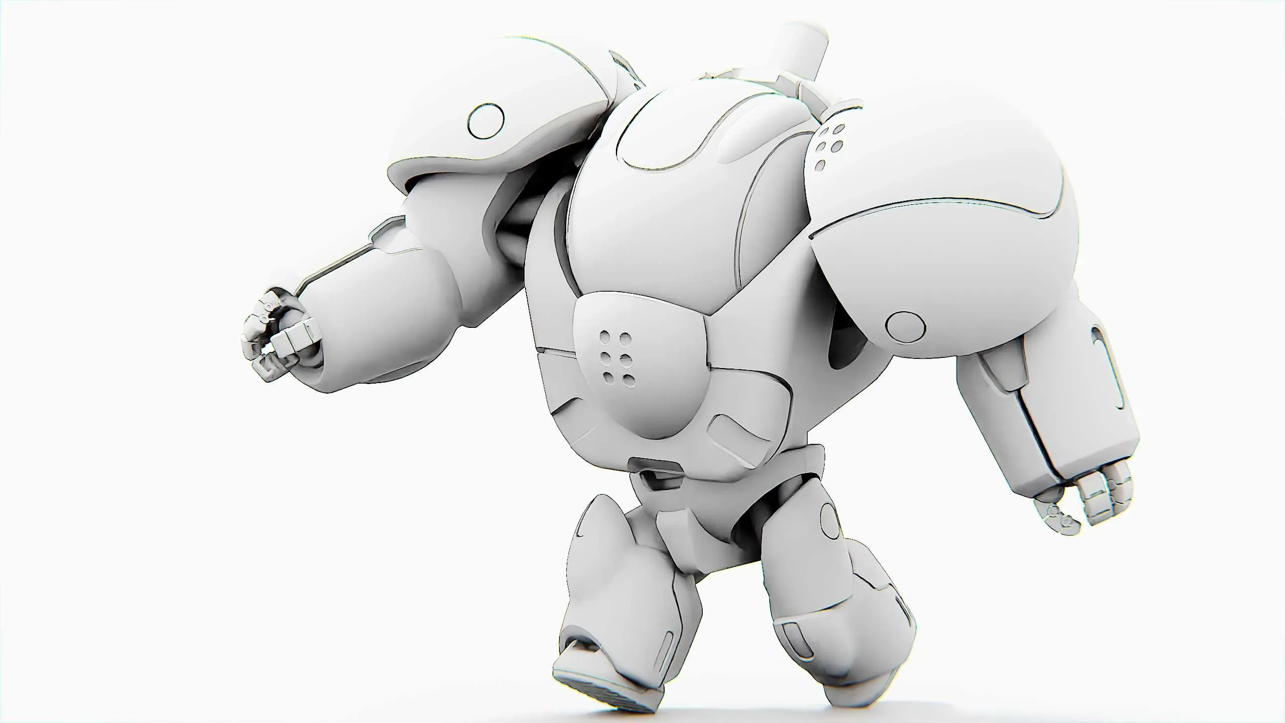 TOY BOT CYCLON Auto-Rig Pro Rigged For Mixamo, Unreal Engine, Unity