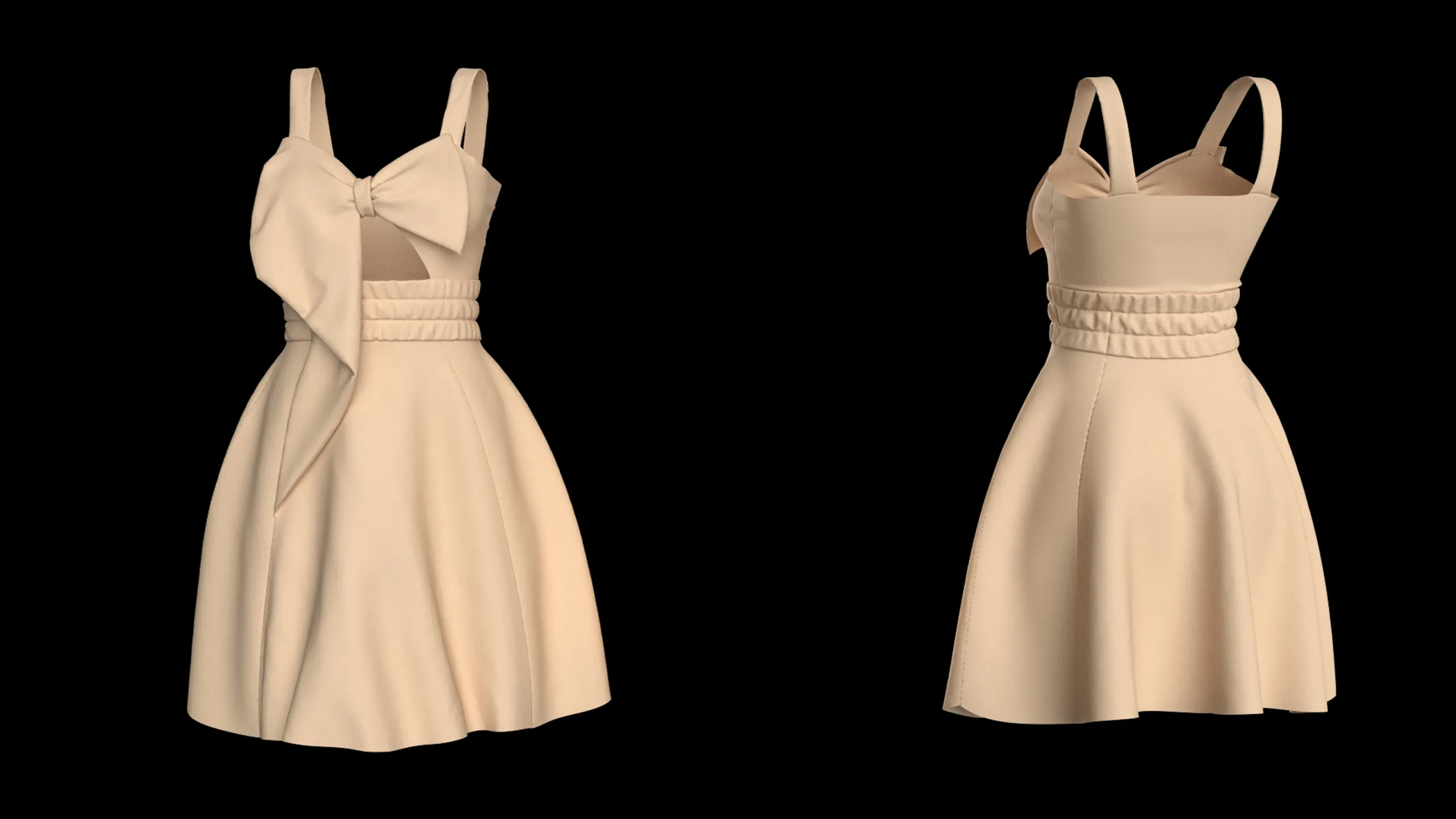 10 Women's Dress (vol5) + Zprj +Obj + Fbx