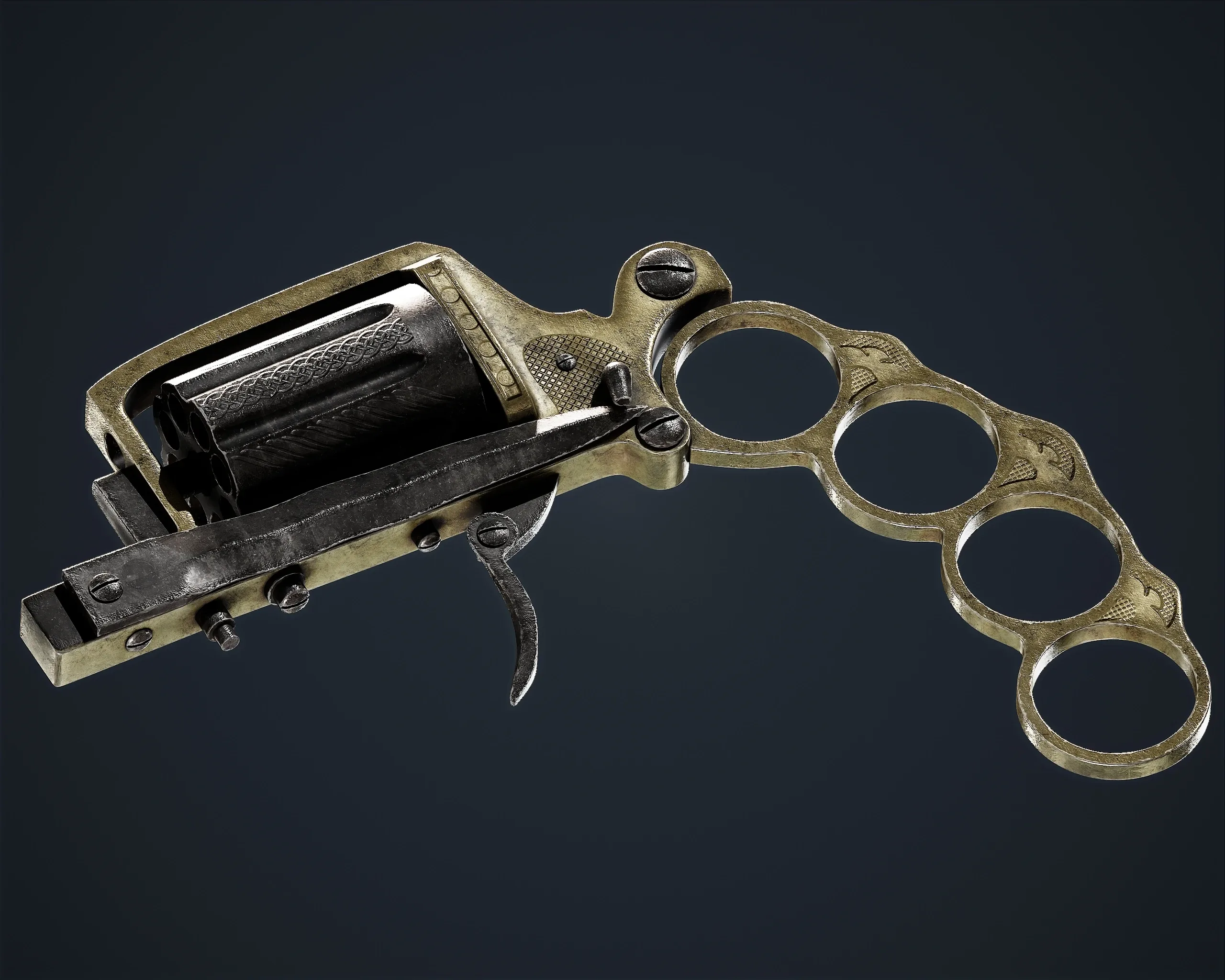 Apache Revolver _ 3D Model + Full Tutorial