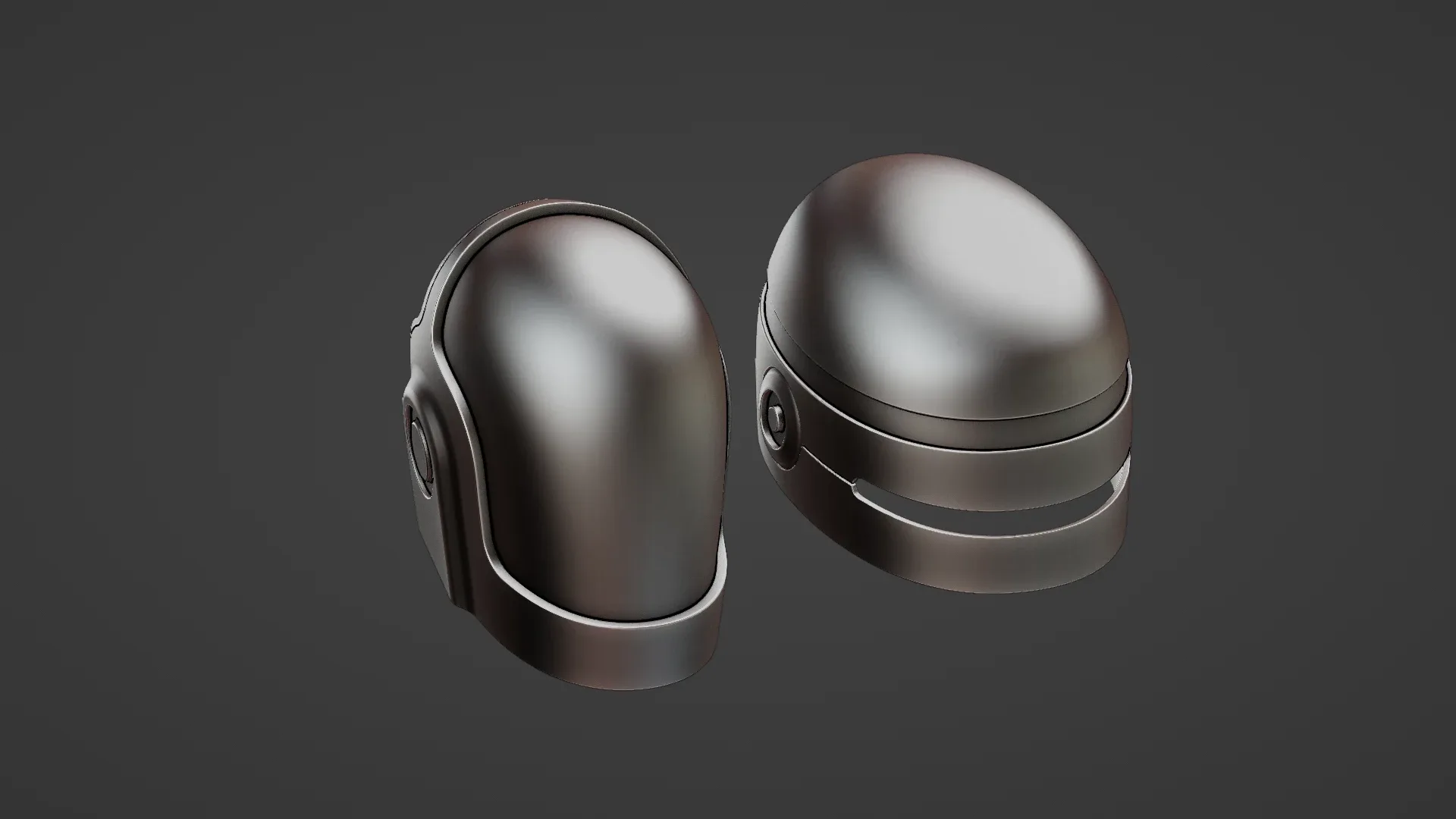 Robocop Duftpunk Helmets 3d model