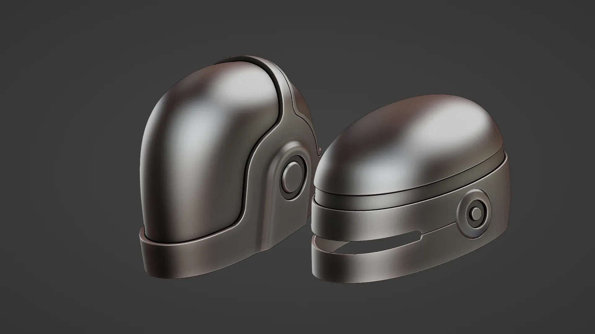 Robocop Duftpunk Helmets 3d model