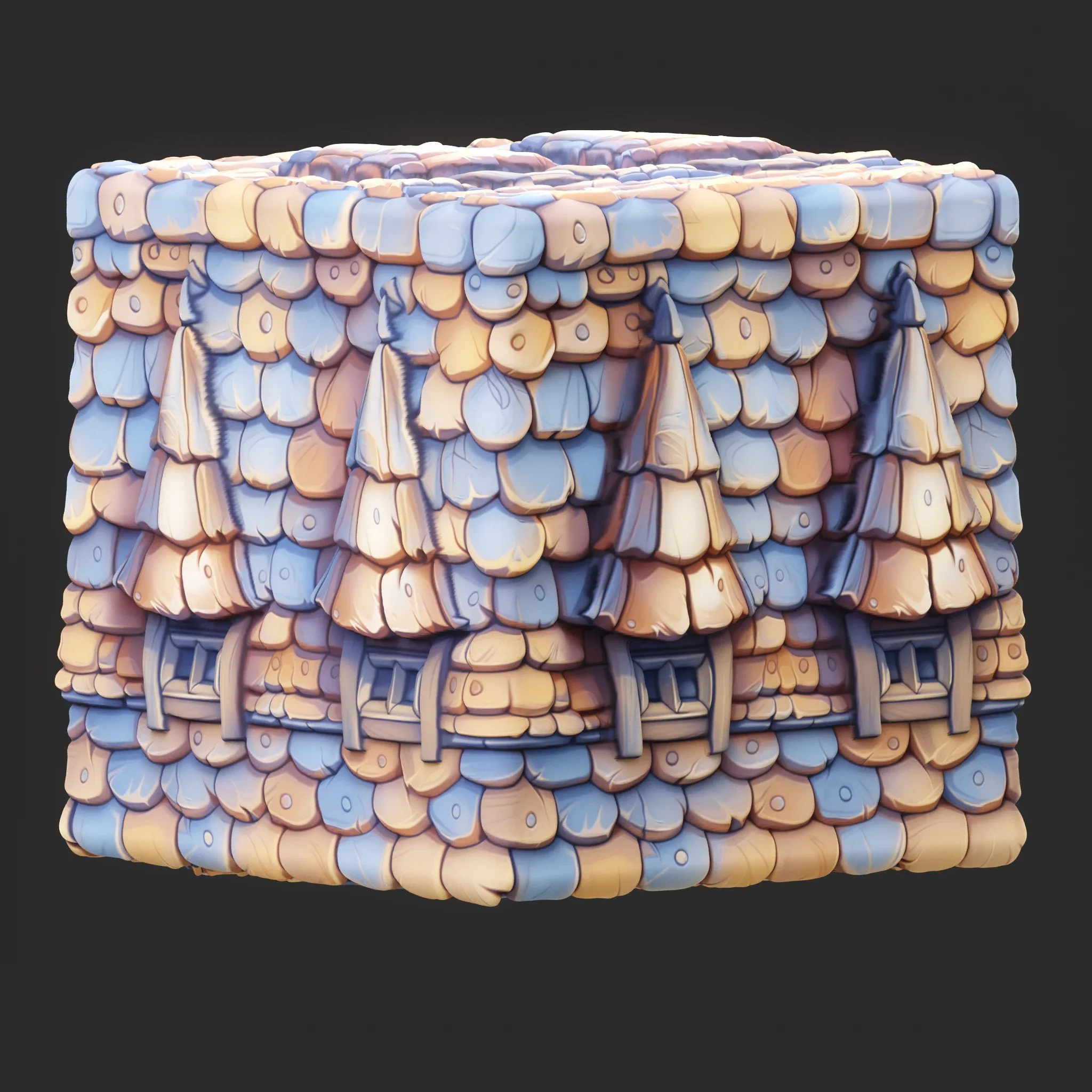 Stylized Roof Seamless Texture