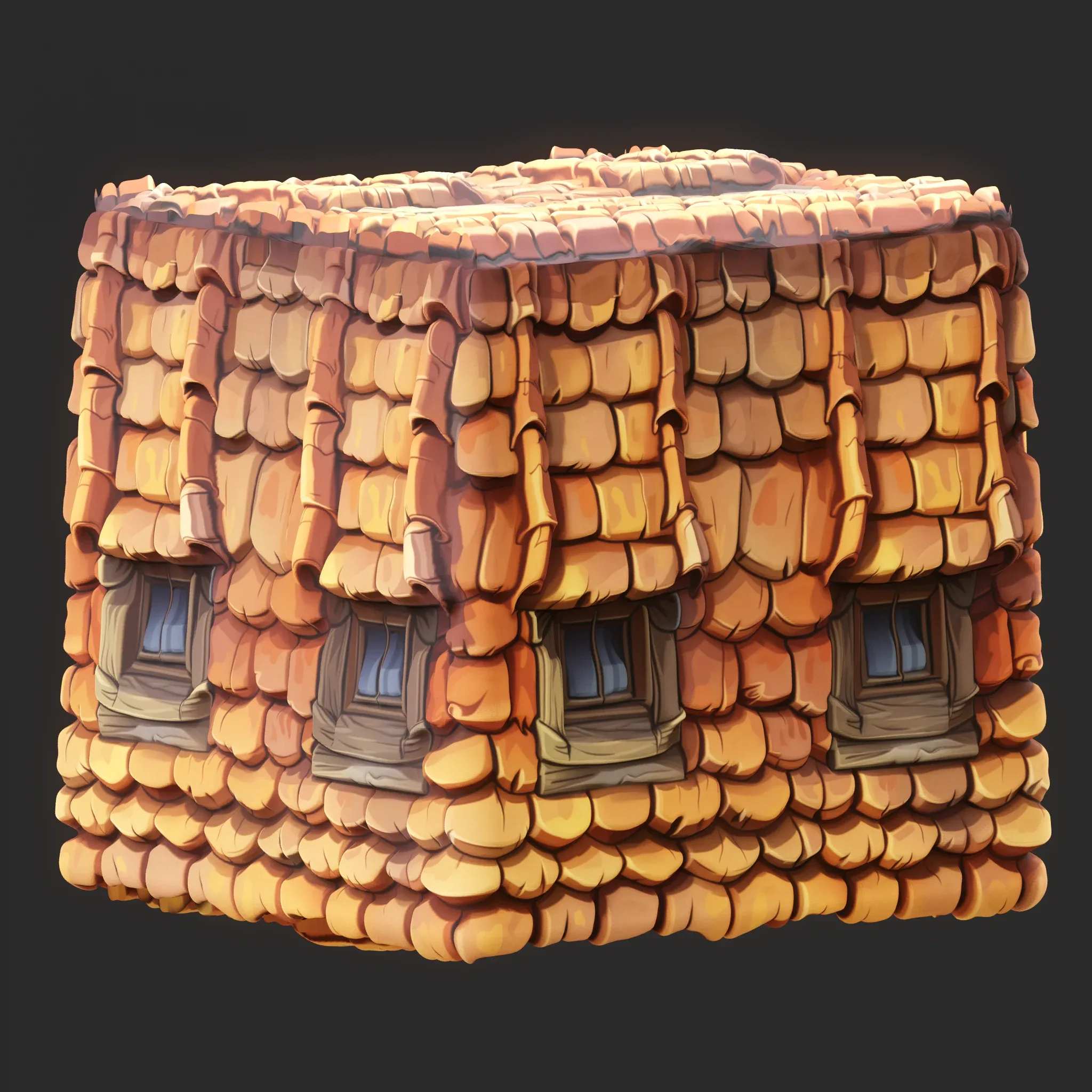 Stylized Roof Seamless Texture