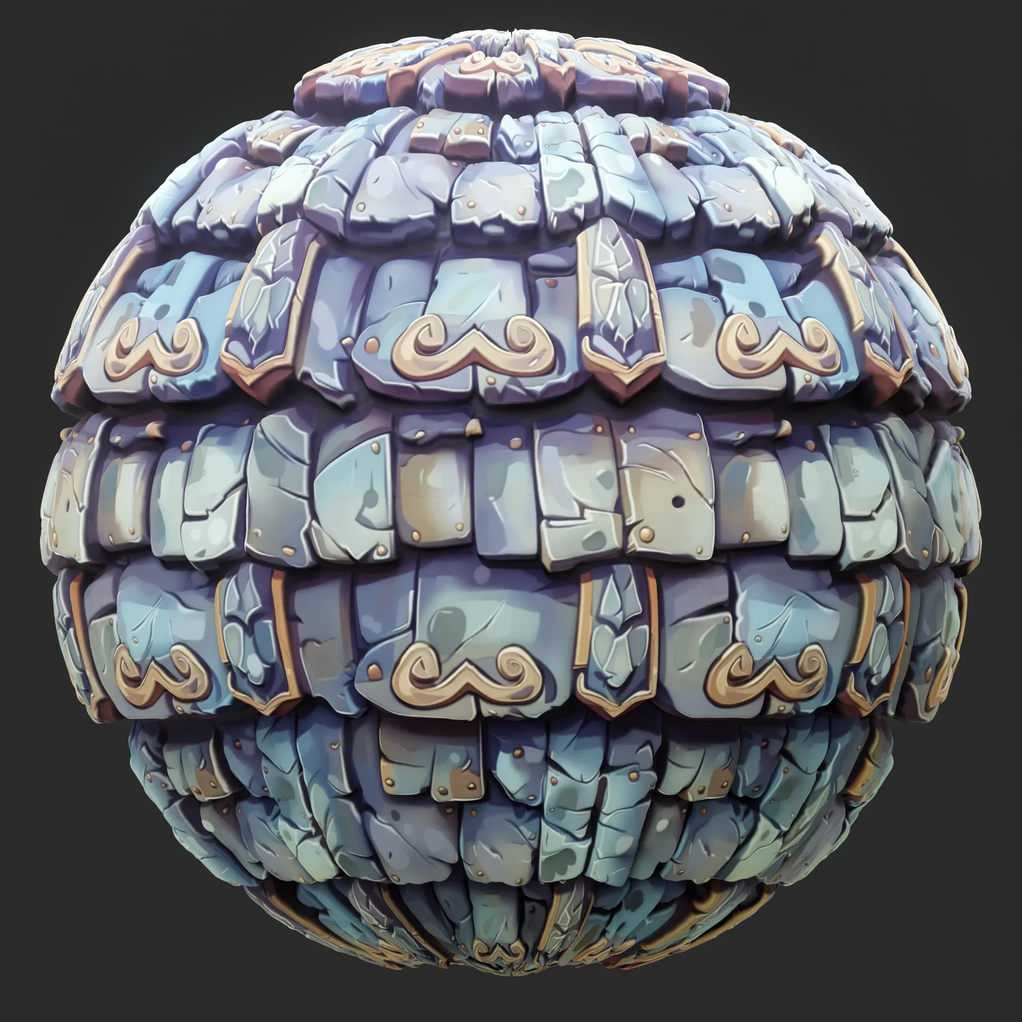 Stylized Roof Seamless Texture