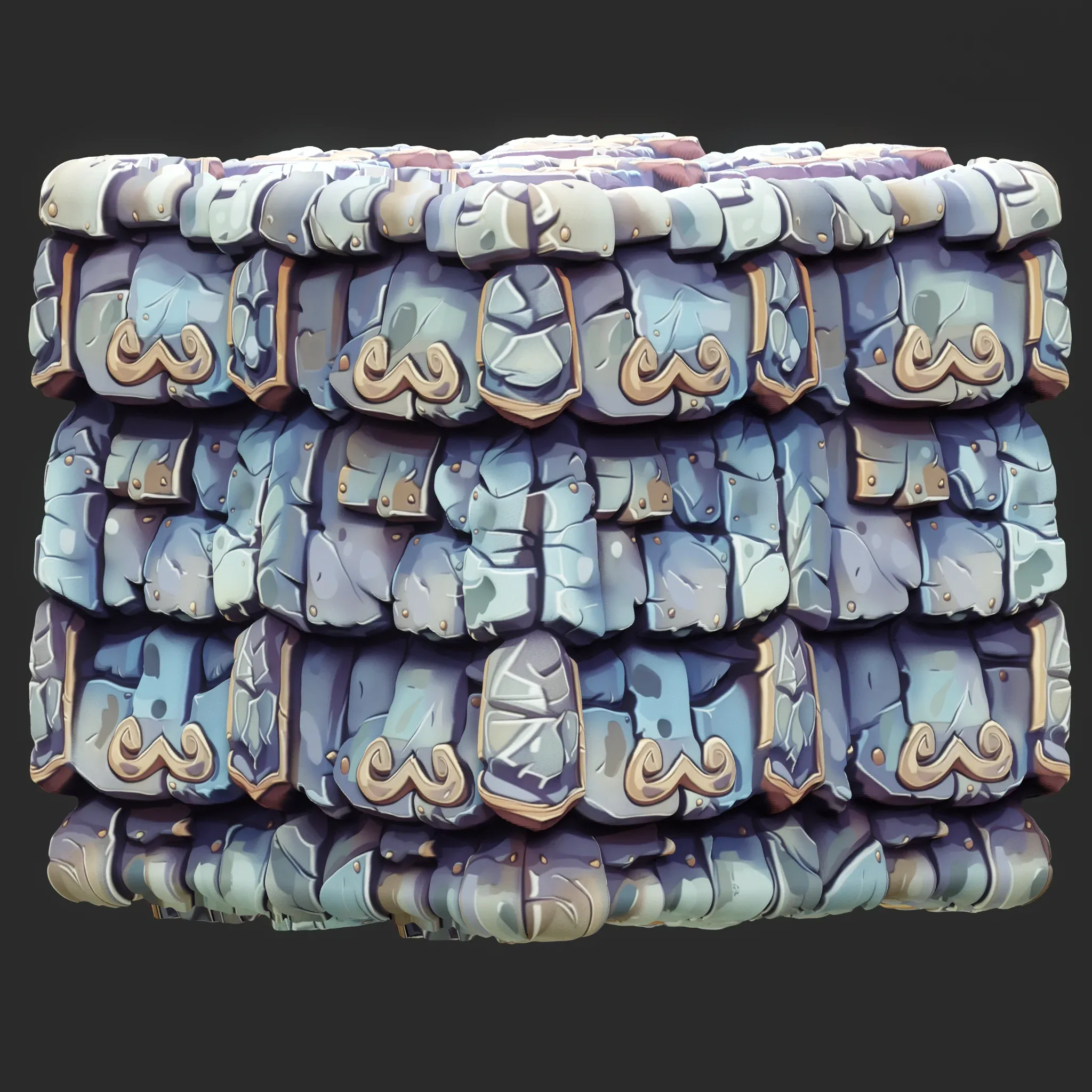 Stylized Roof Seamless Texture