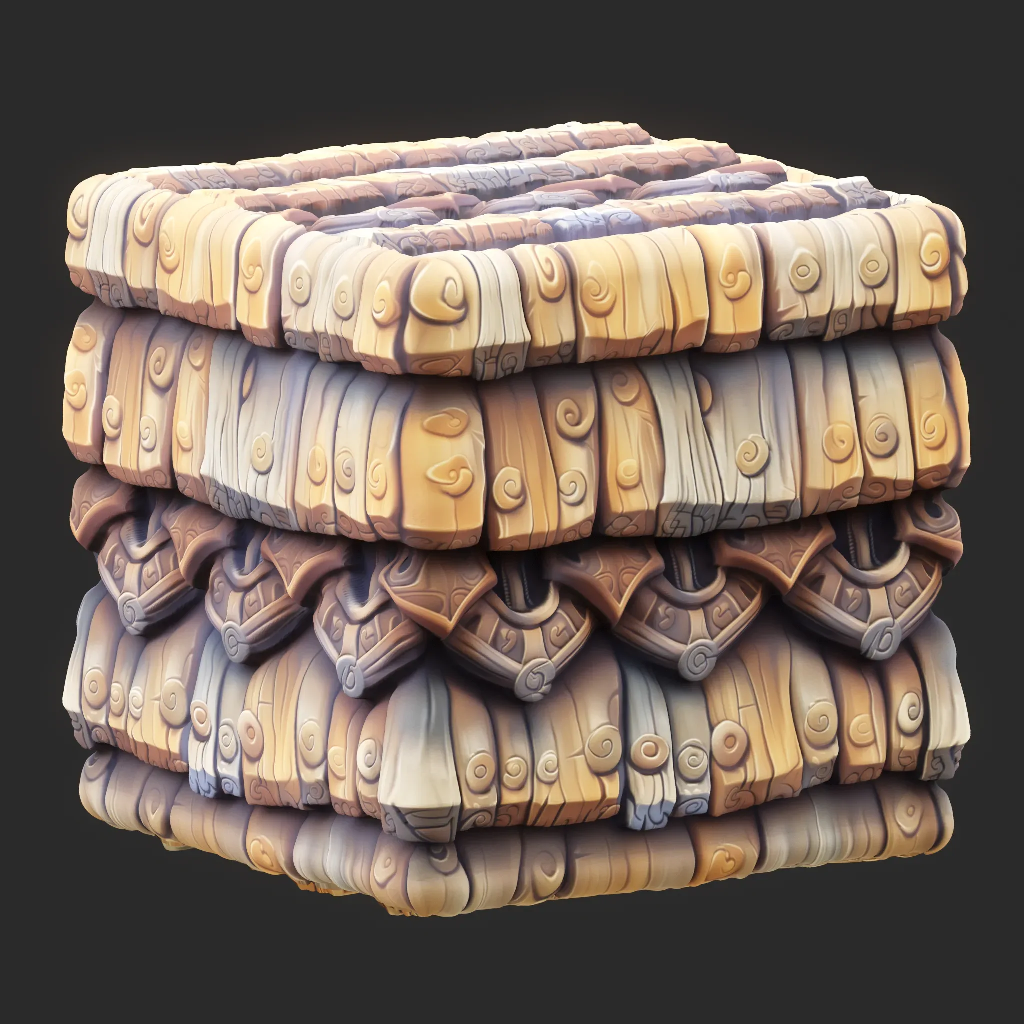 Stylized Roof Seamless Texture