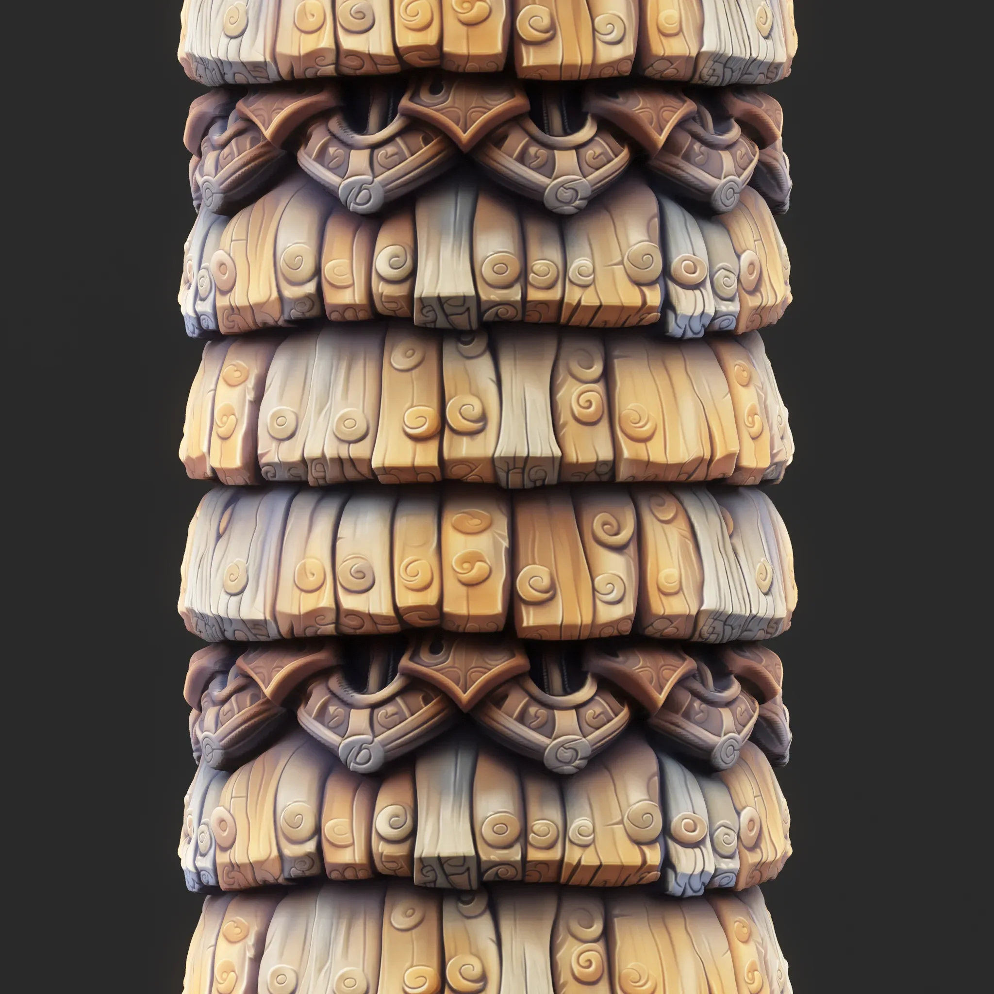 Stylized Roof Seamless Texture