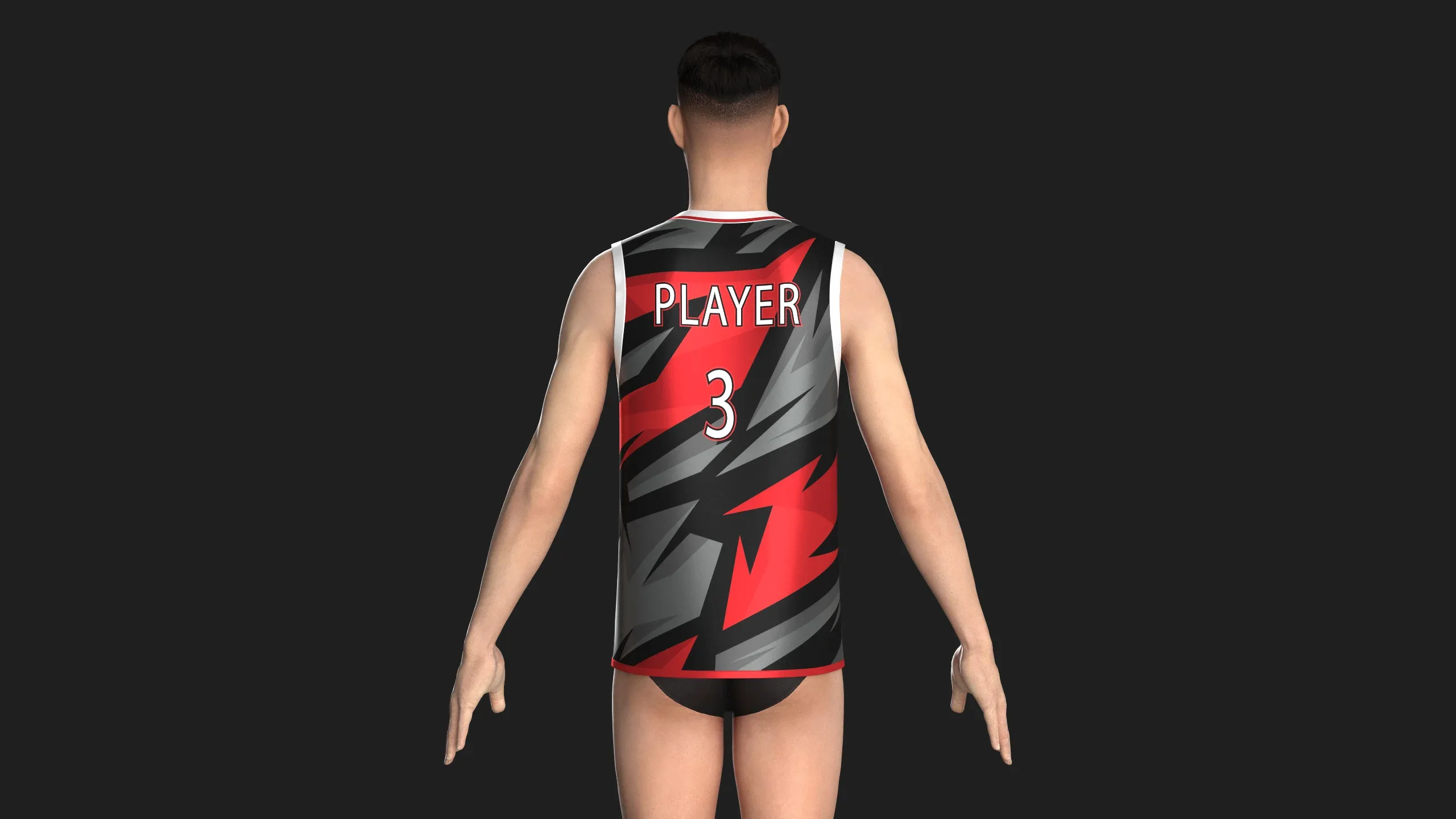 Basketball Jersey Player 03 | Marvelous / Clo3d / obj / fbx