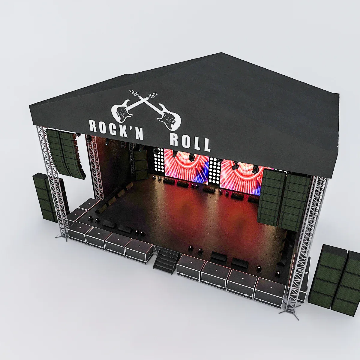 3D Concert Stage model