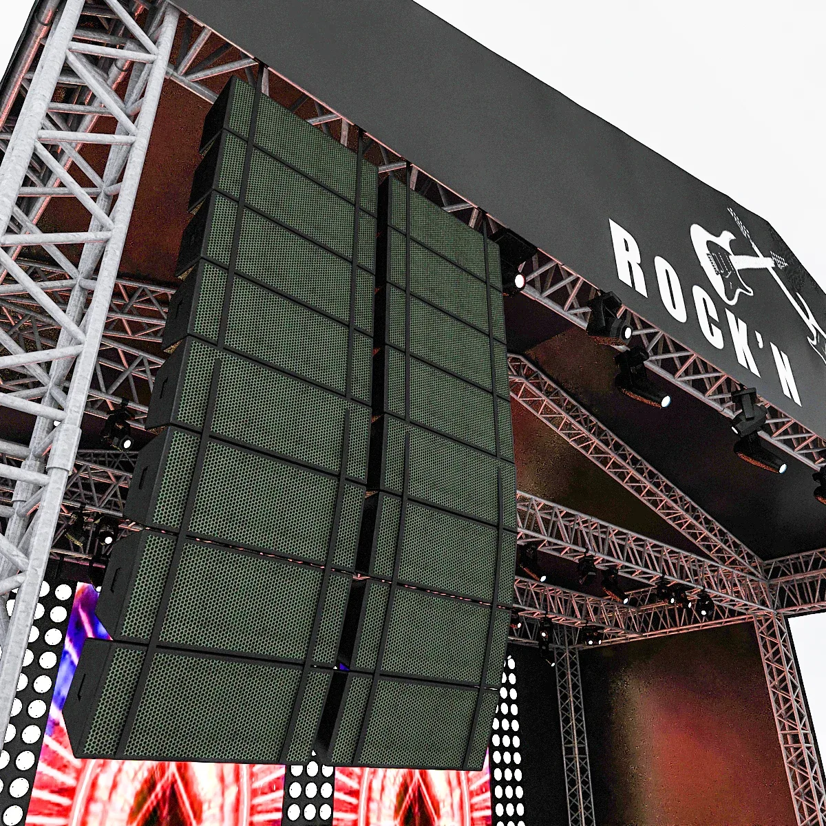 3D Concert Stage model
