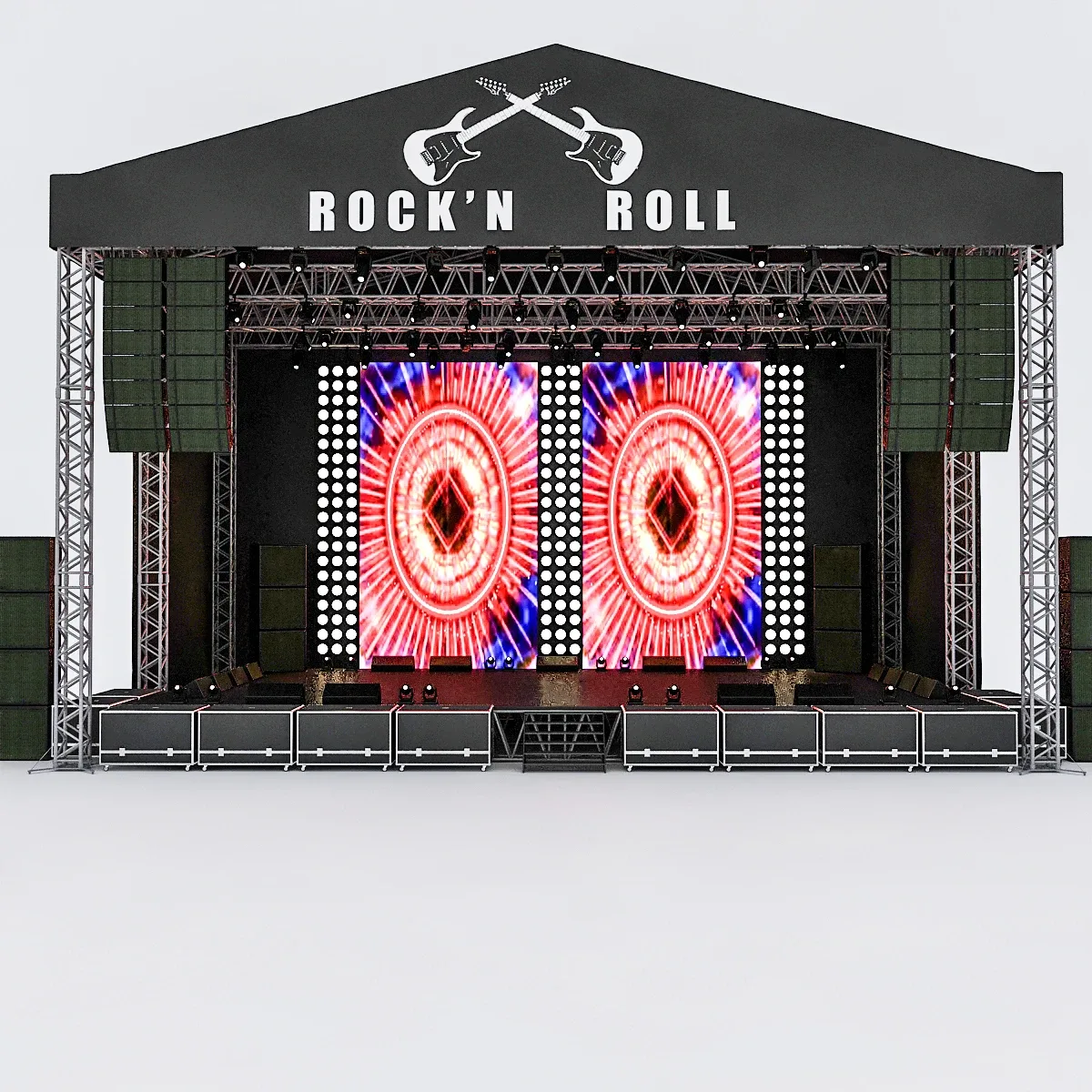 3D Concert Stage model
