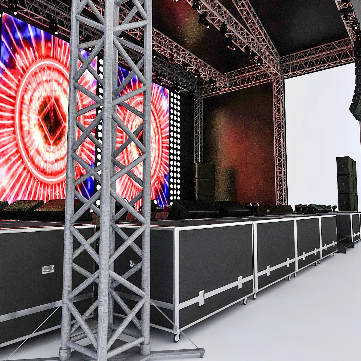 3D Concert Stage model