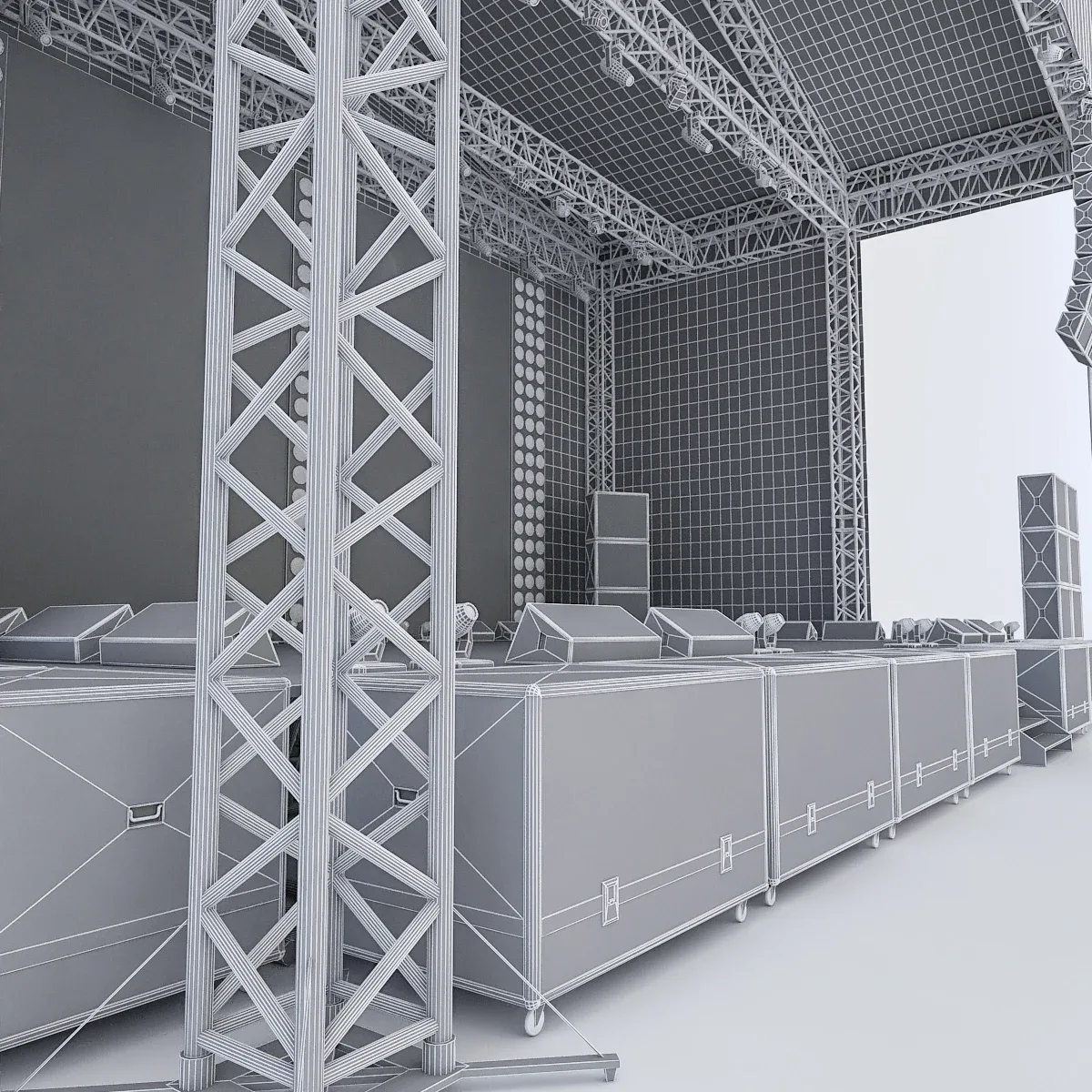 3D Concert Stage model