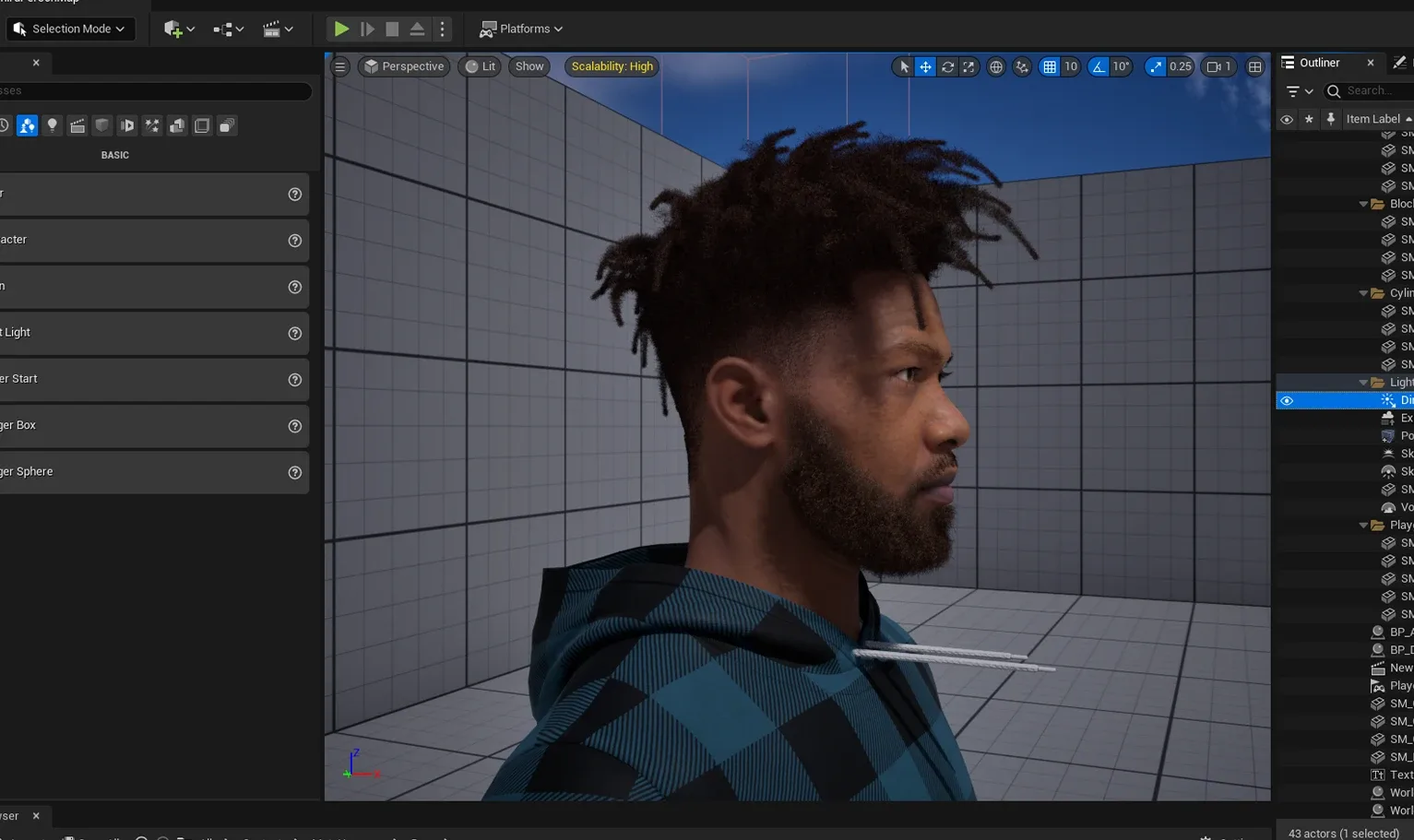 PixelHair Hairstyle - Dreads Fade Afro 007 (Hair for blender/ unreal engine / metahuman) Afro hair | Kinky hair | 4c Hair | African / African American Hair