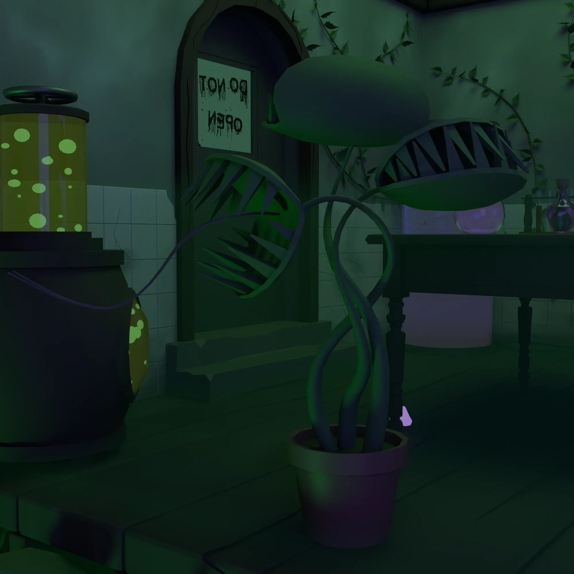 Abandoned laboratory