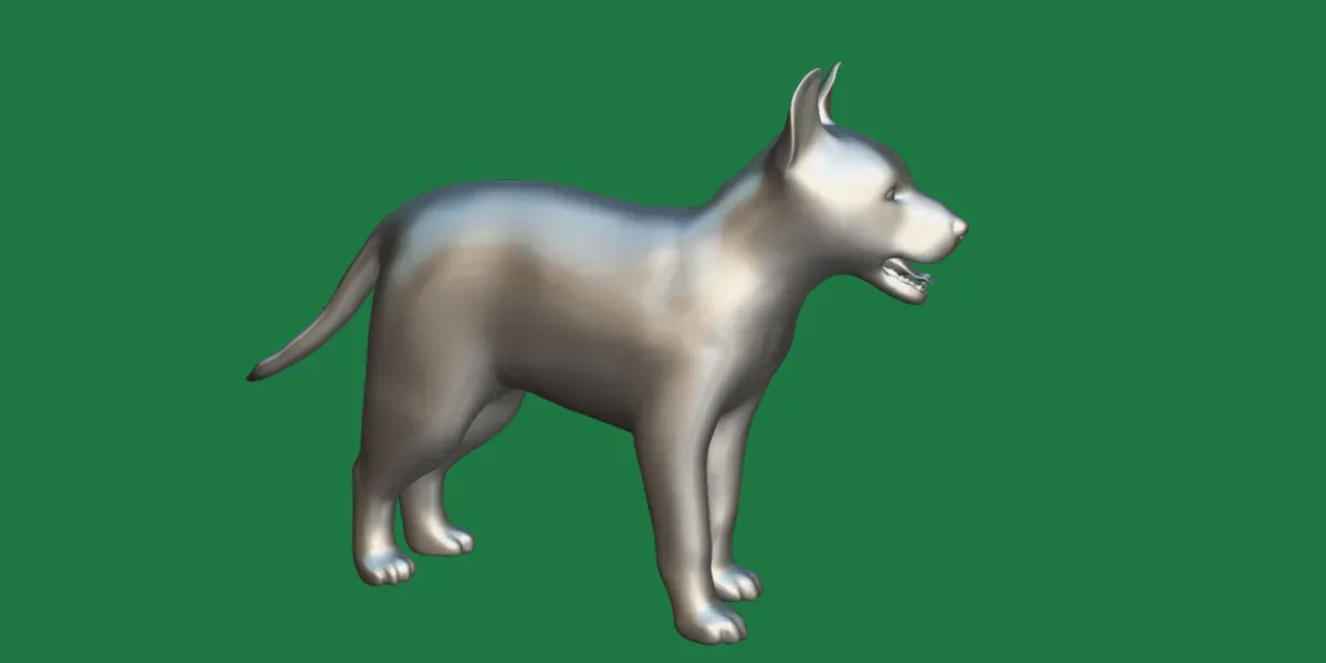 German Shepherd Puppy Dog - FlippedNormals