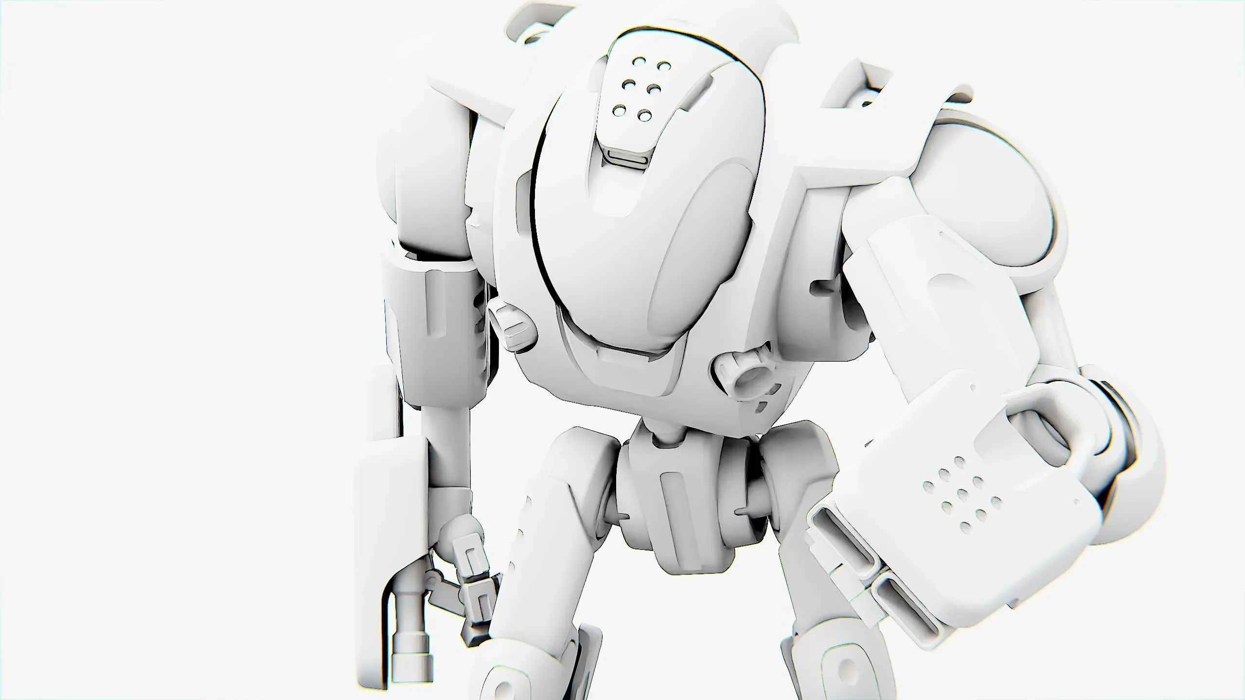 BATTLE DROID S-200 Auto-Rig Pro Rigged For Mixamo, Unreal Engine, Unity