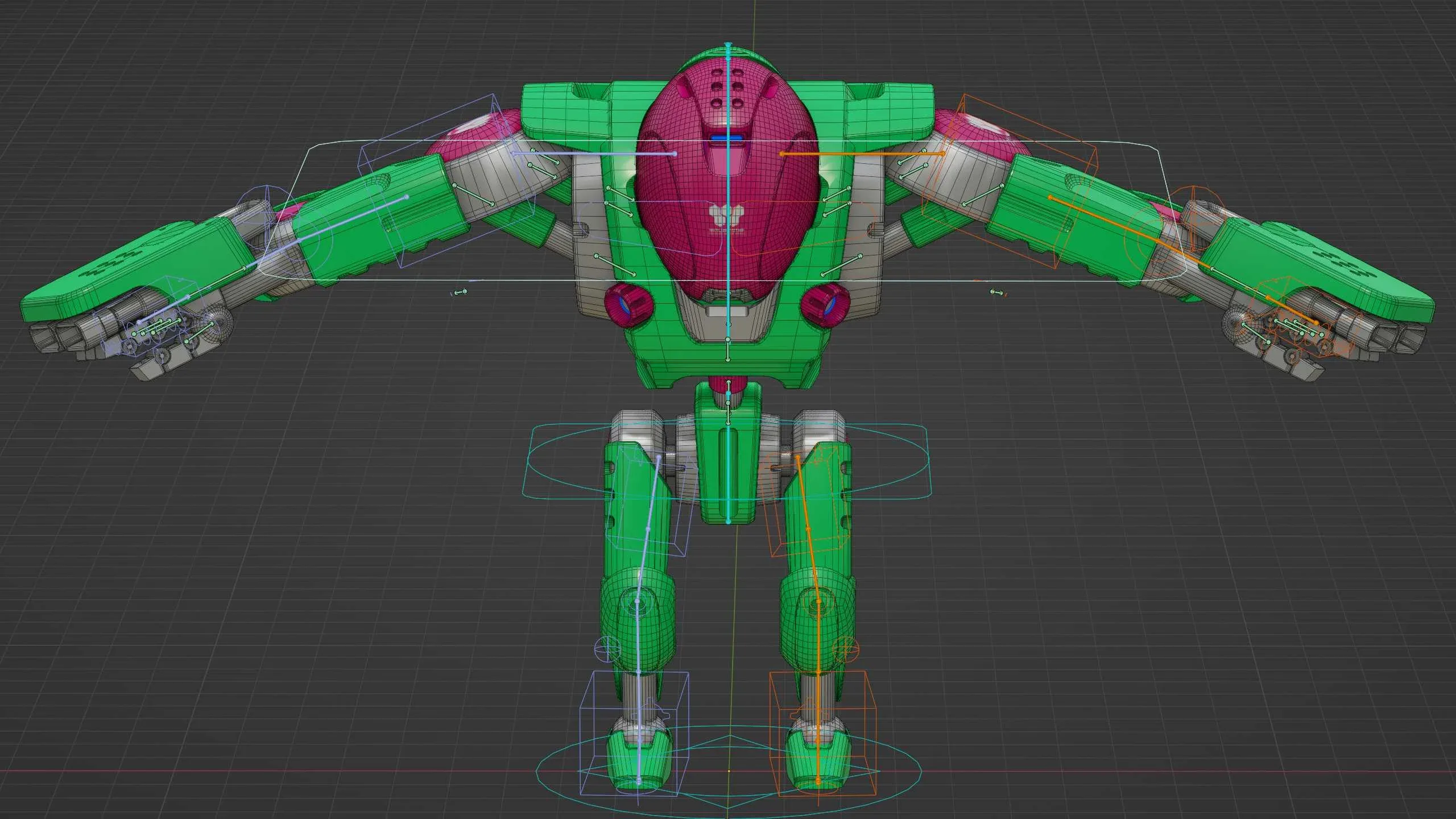 BATTLE DROID S-200 Auto-Rig Pro Rigged For Mixamo, Unreal Engine, Unity