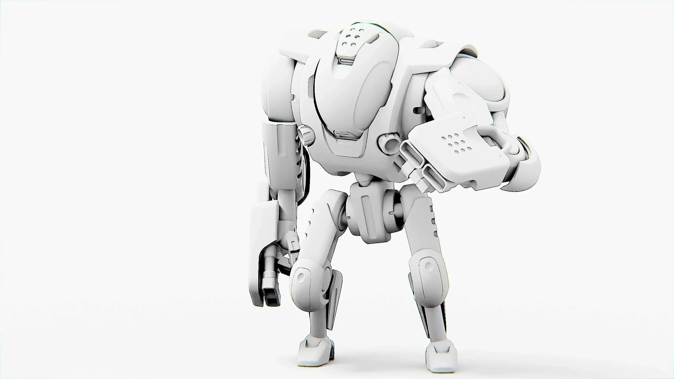 BATTLE DROID S-200 Auto-Rig Pro Rigged For Mixamo, Unreal Engine, Unity