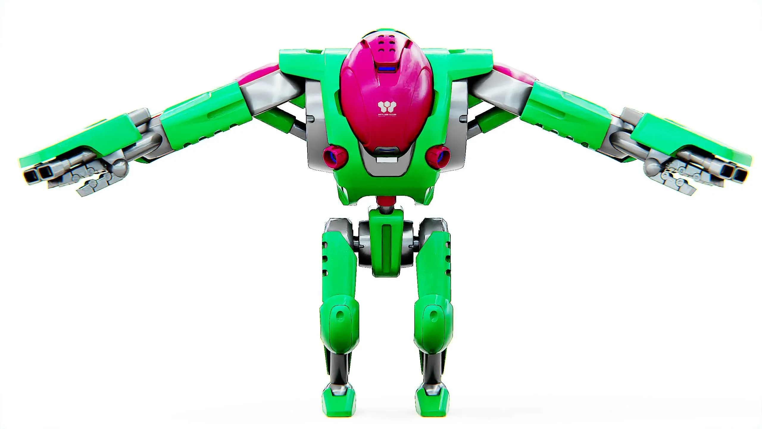 BATTLE DROID S-200 Auto-Rig Pro Rigged For Mixamo, Unreal Engine, Unity