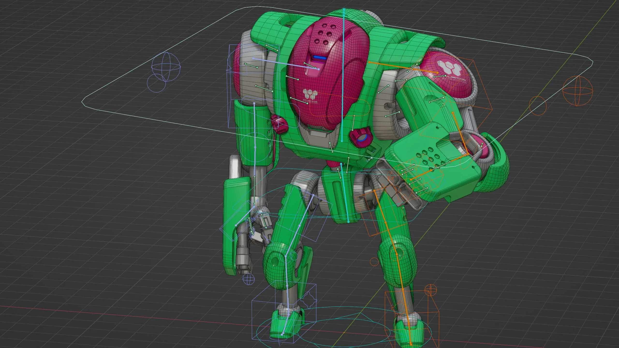 BATTLE DROID S-200 Auto-Rig Pro Rigged For Mixamo, Unreal Engine, Unity