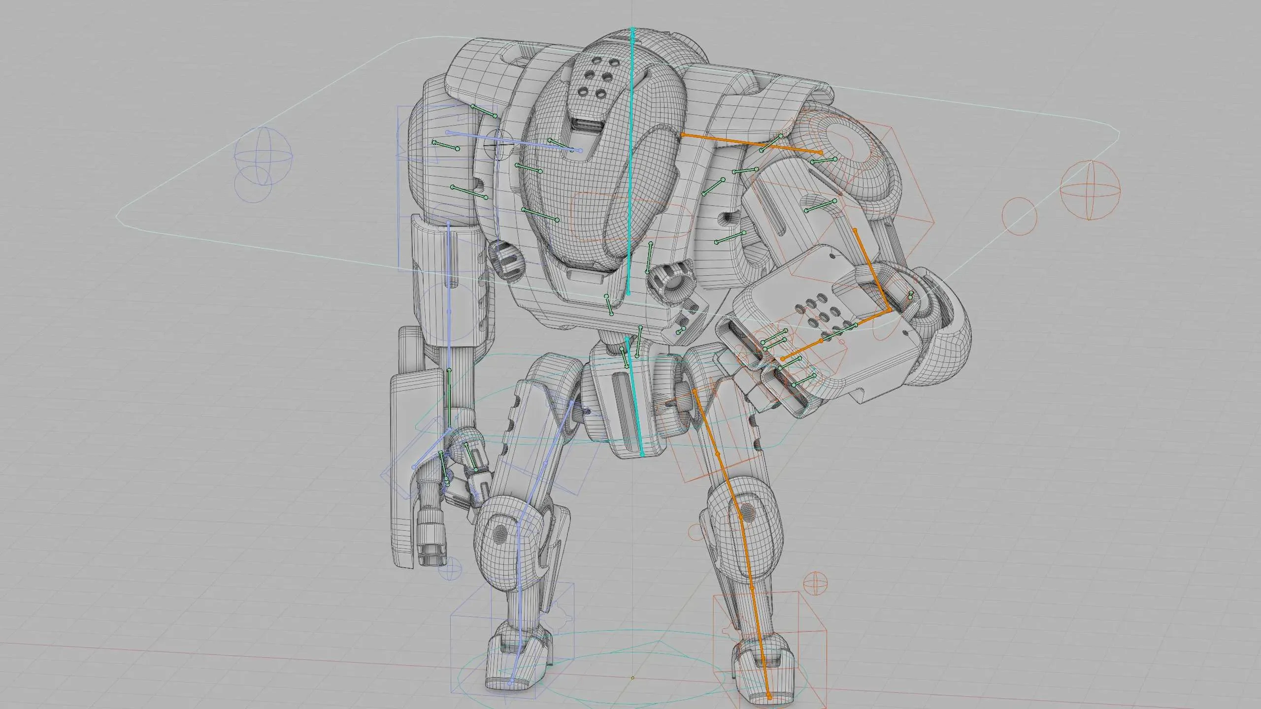 BATTLE DROID S-200 Auto-Rig Pro Rigged For Mixamo, Unreal Engine, Unity