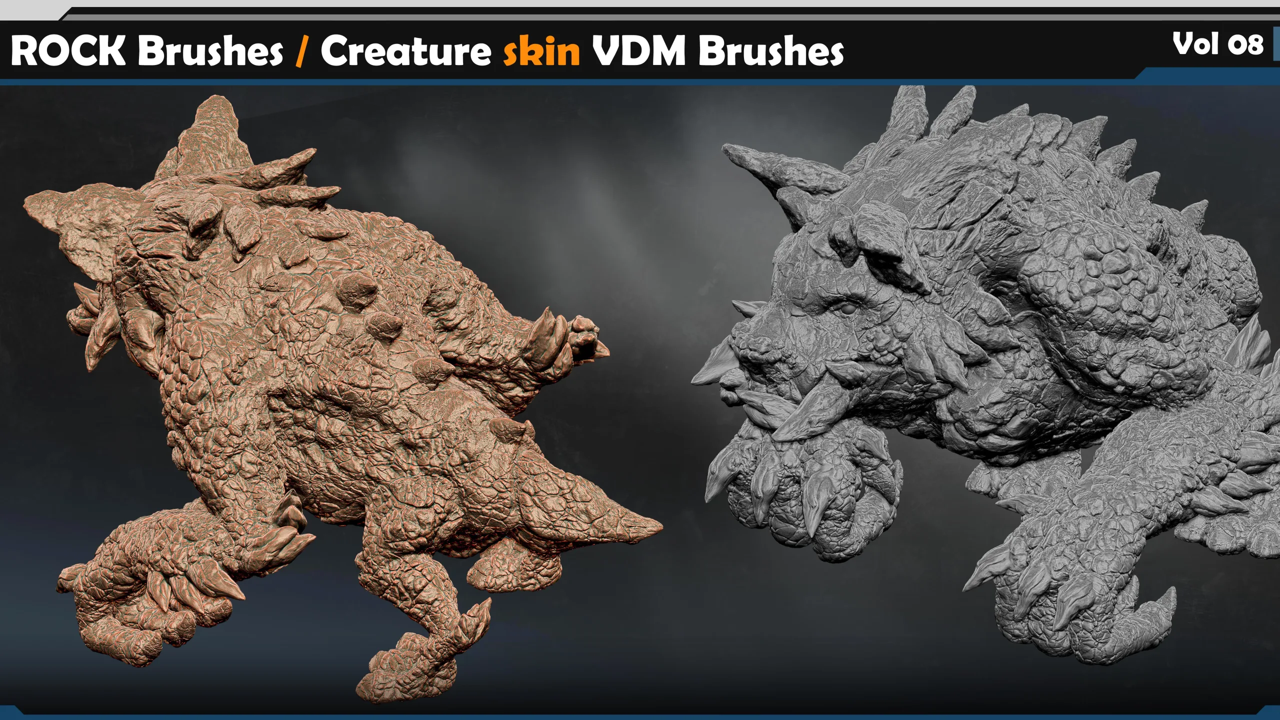 290 Creature Brushes Bundle + 50 Model ((70% OFF))