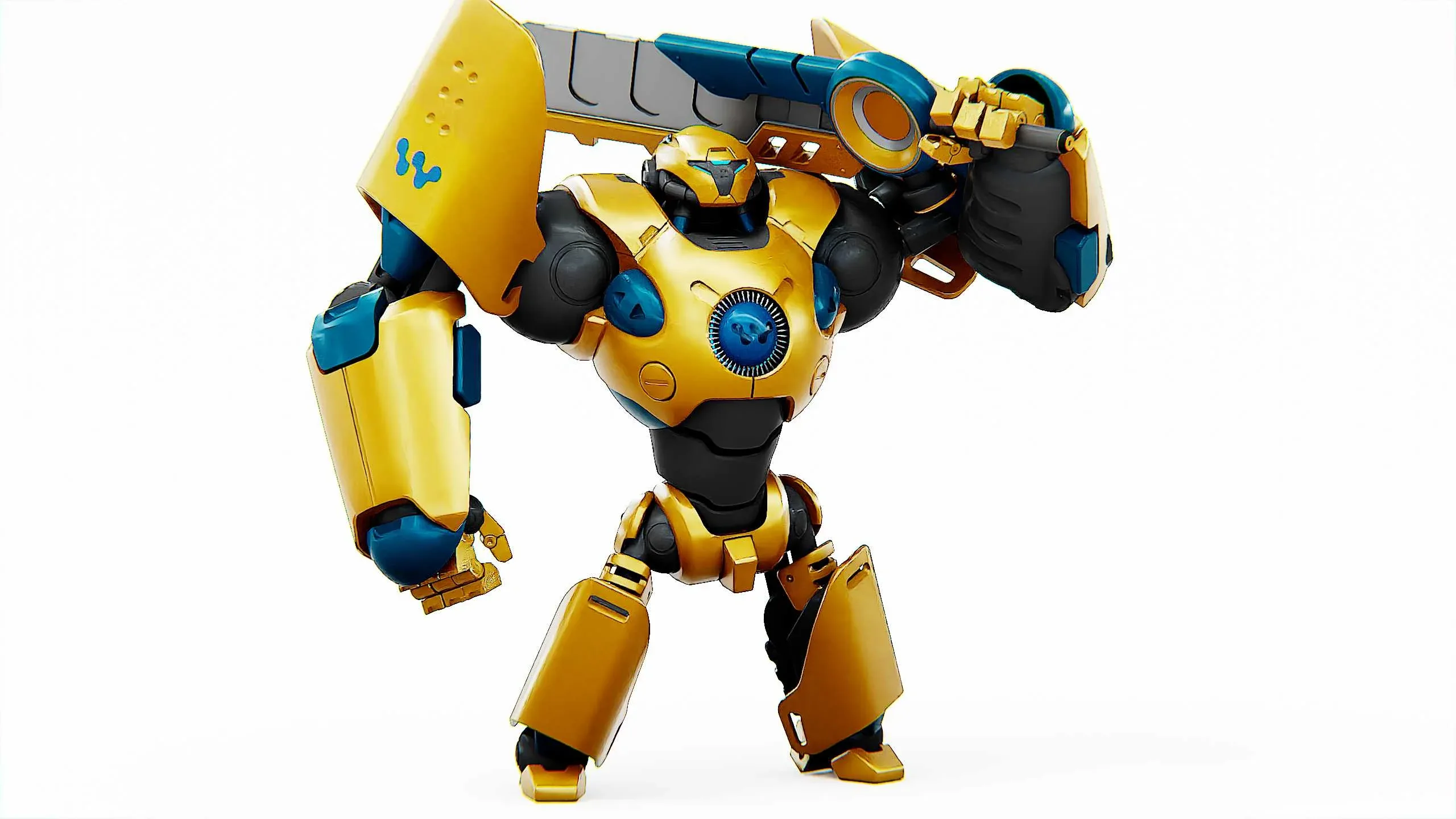BATTLE DROID EREVOS Auto-Rig Pro Rigged For Mixamo, Unreal Engine, Unity
