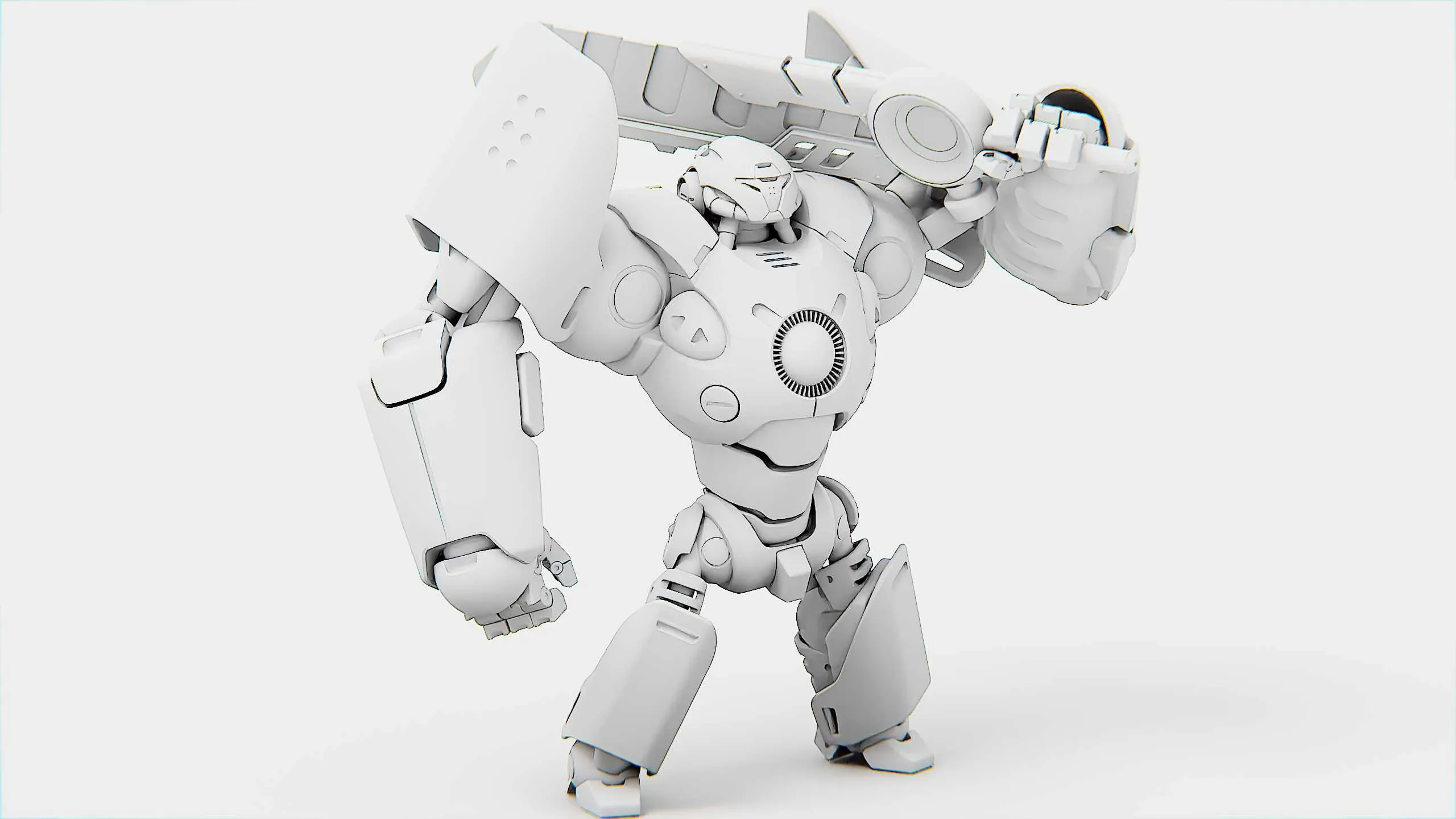 BATTLE DROID EREVOS Auto-Rig Pro Rigged For Mixamo, Unreal Engine, Unity