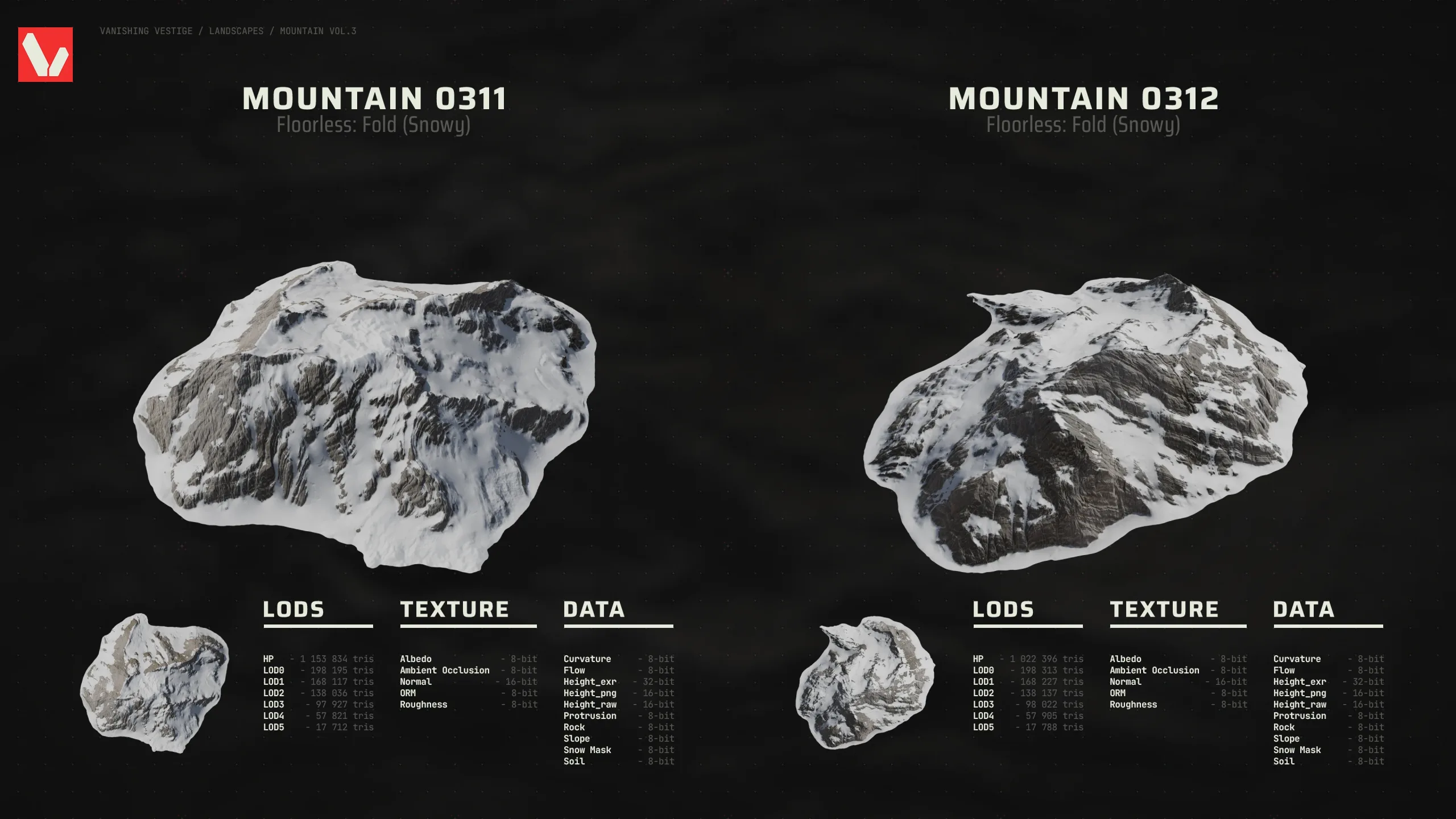 8k Landscapes - Mountain Vol.3