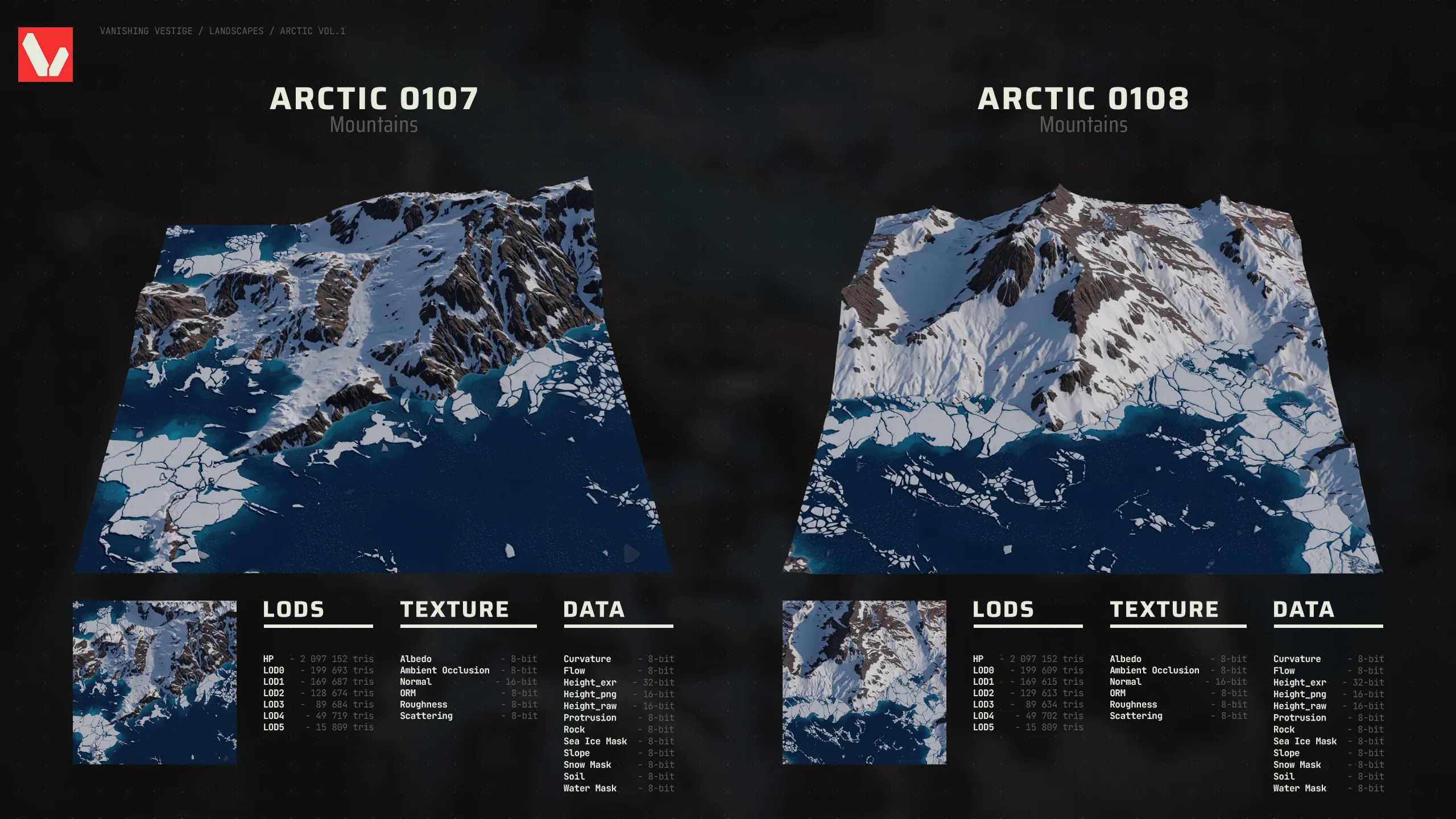 8k Landscapes - Arctic Vol.1