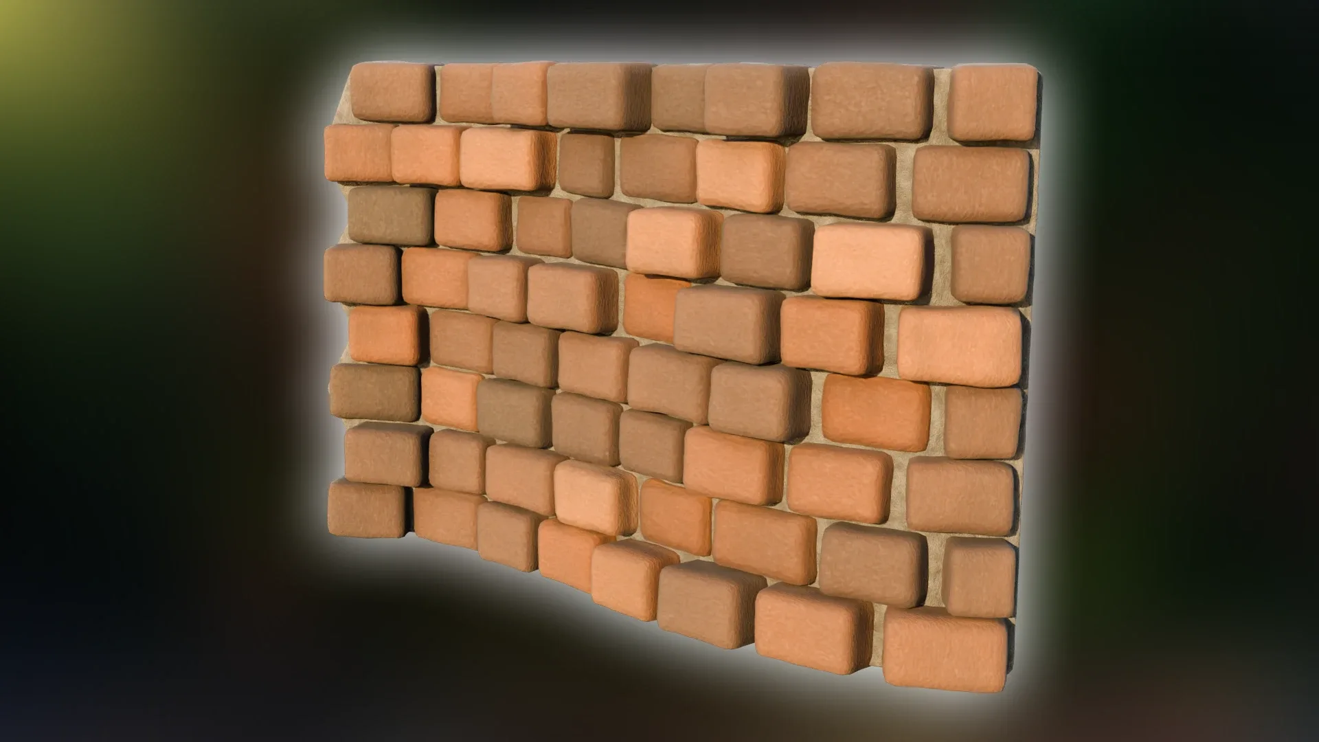 Brick Wall Generator Using Geometry Nodes