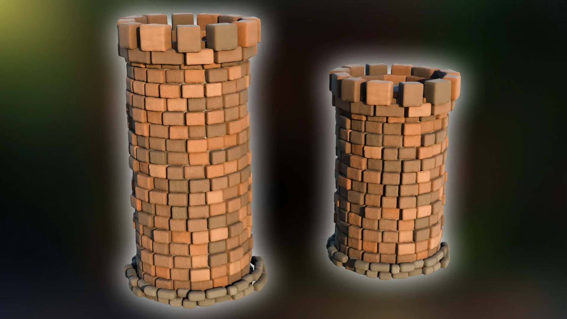 Brick Wall Generator Using Geometry Nodes