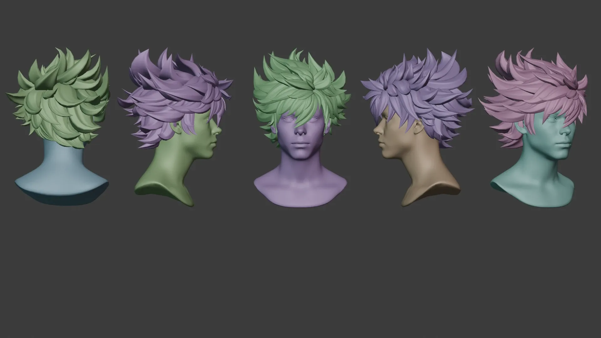 Male hair pack