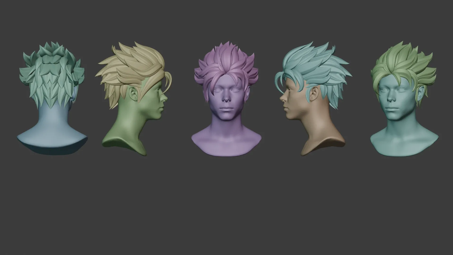 Male hair pack